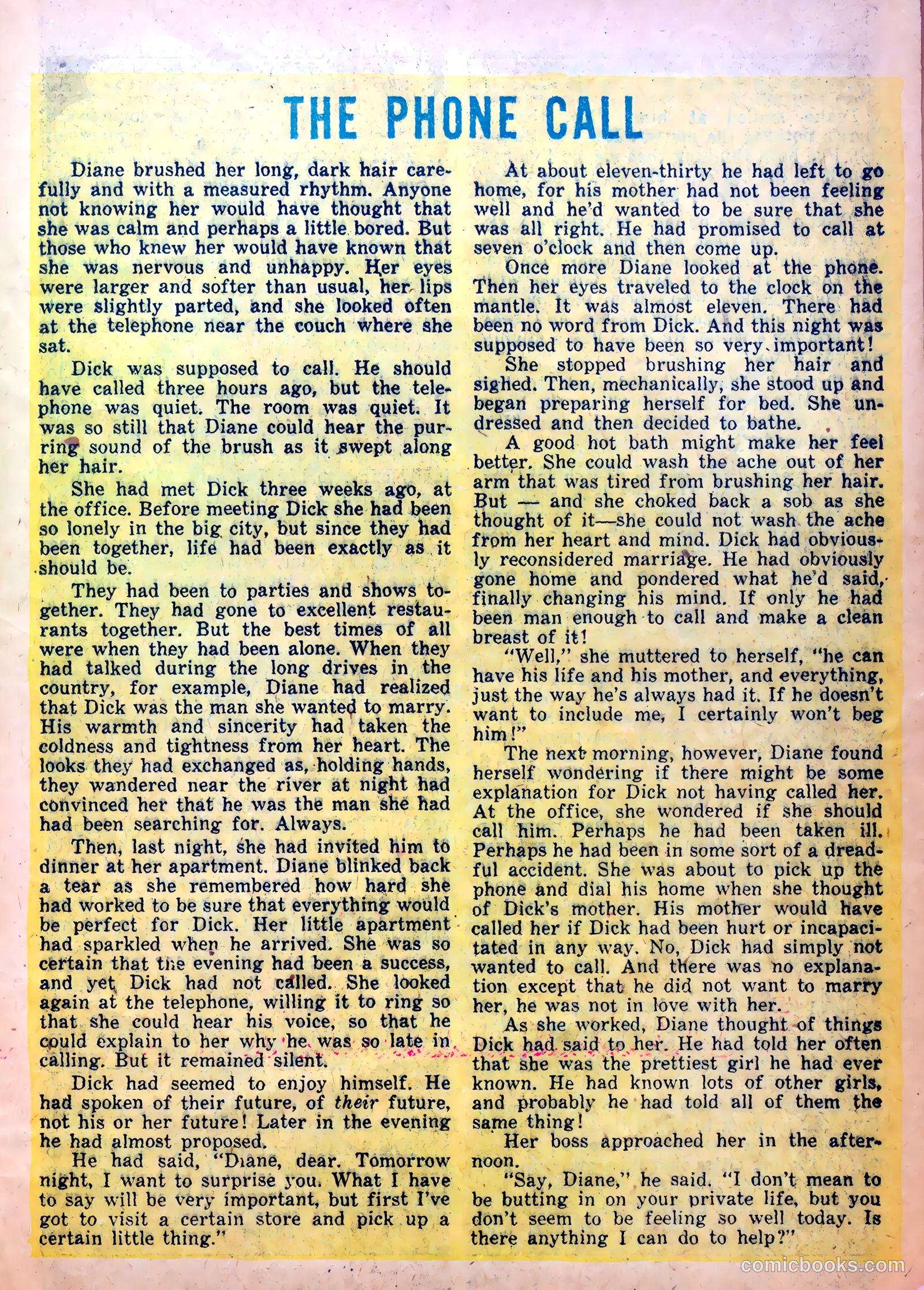 Great Lover Romances #6 (1952) — page 23 of 36