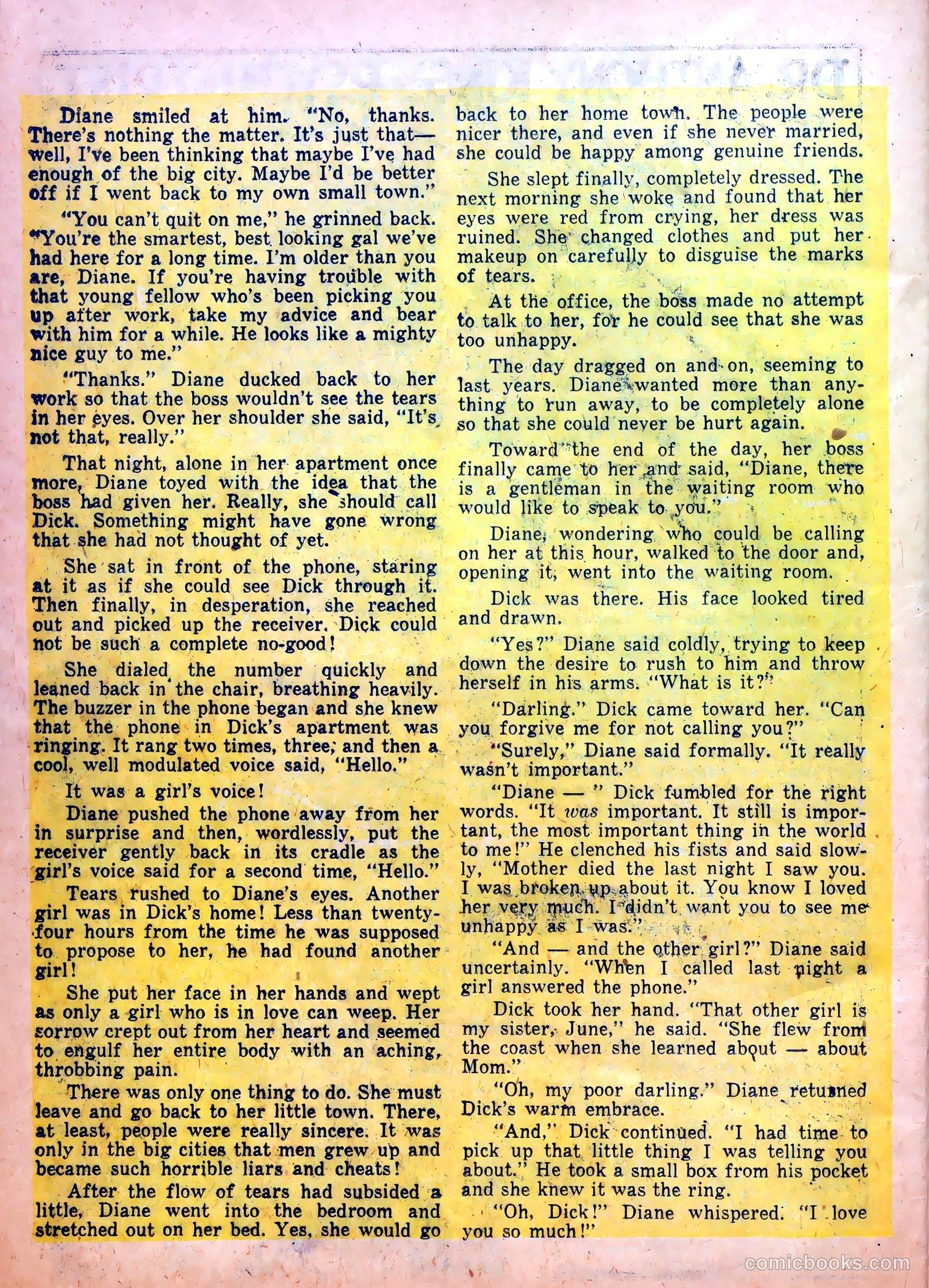 Great Lover Romances #6 (1952) — page 24 of 36