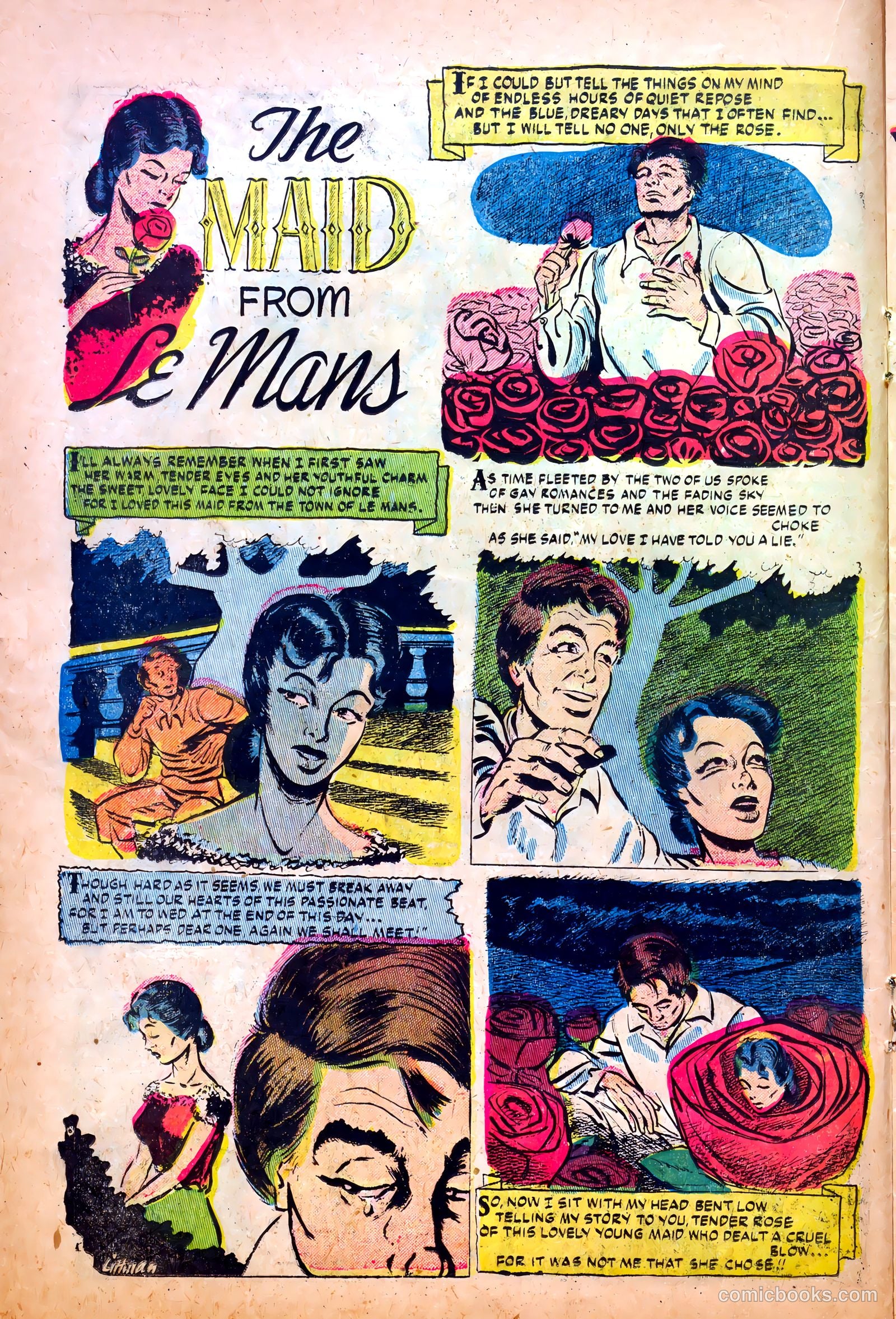 Great Lover Romances #6 (1952) — page 16 of 36