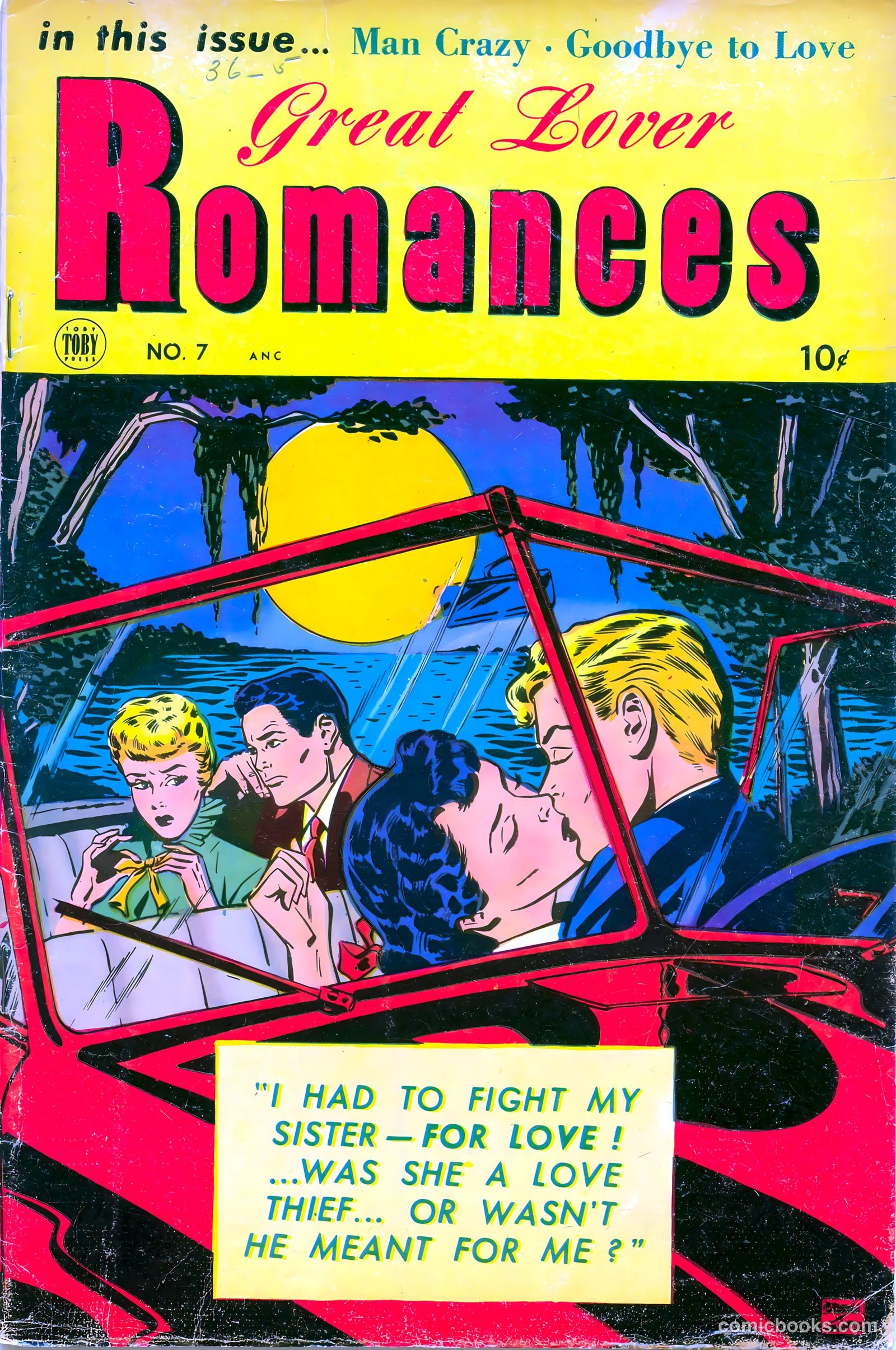 Great Lover Romances #7 cover