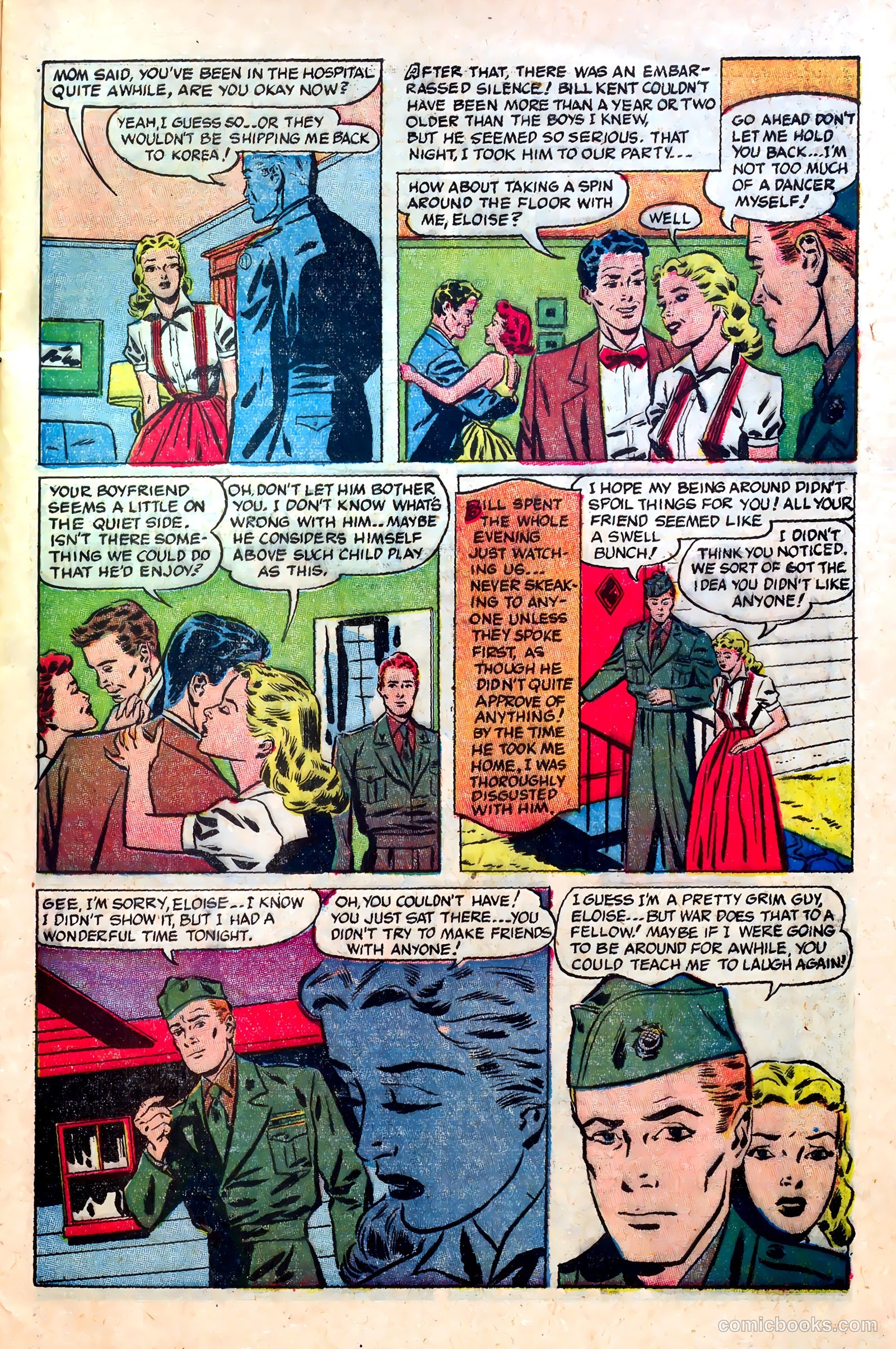 Great Lover Romances #7 (1952) — page 9 of 36