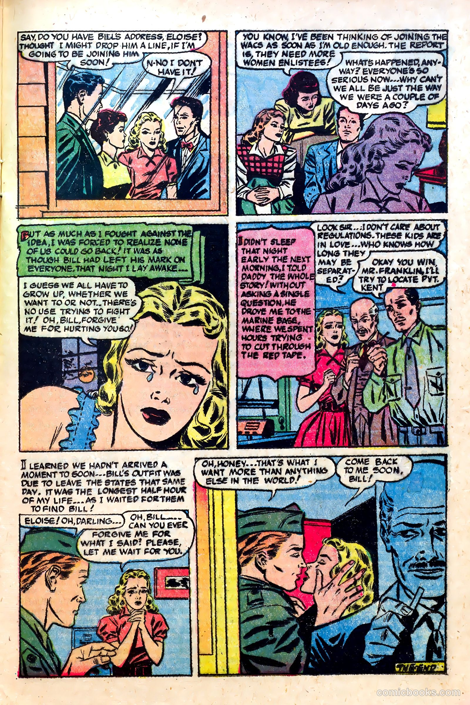 Great Lover Romances #7 (1952) — page 13 of 36
