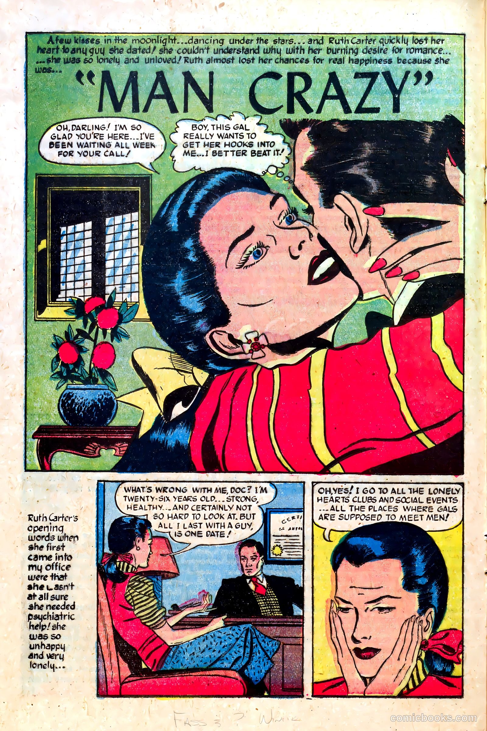Great Lover Romances #7 (1952) — page 16 of 36