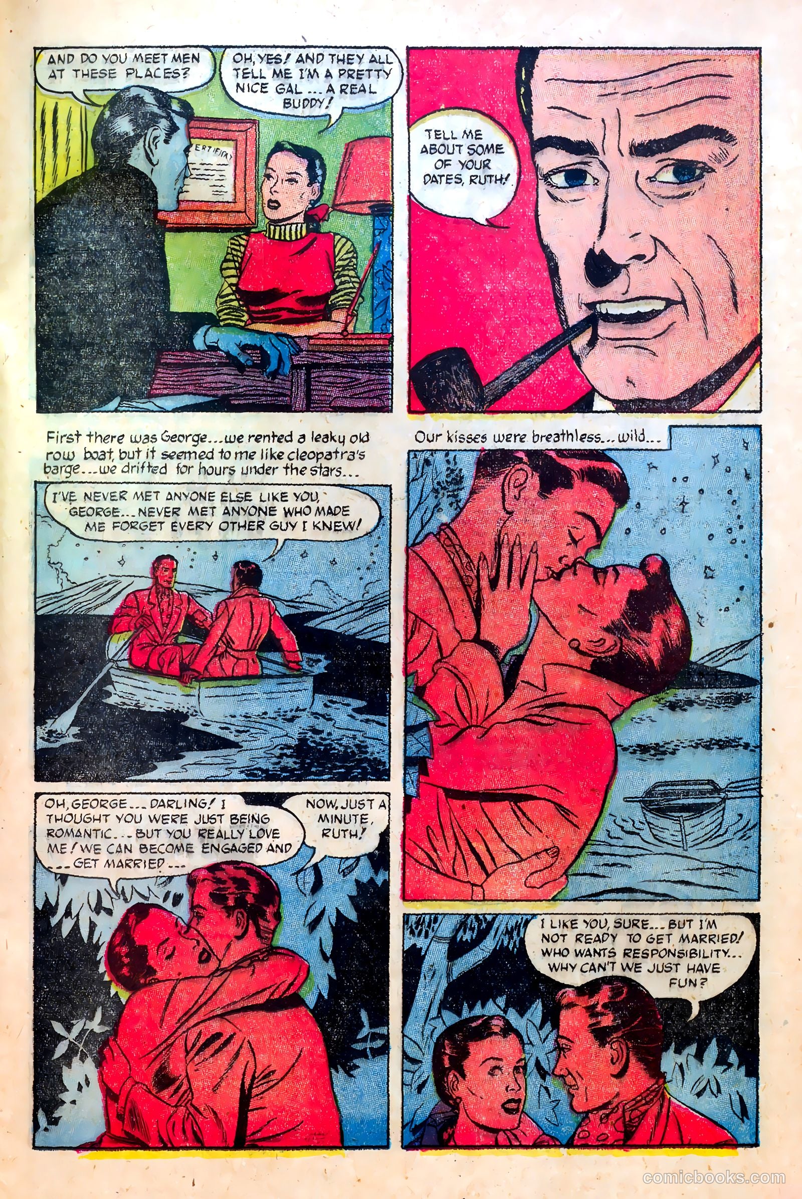 Great Lover Romances #7 (1952) — page 17 of 36