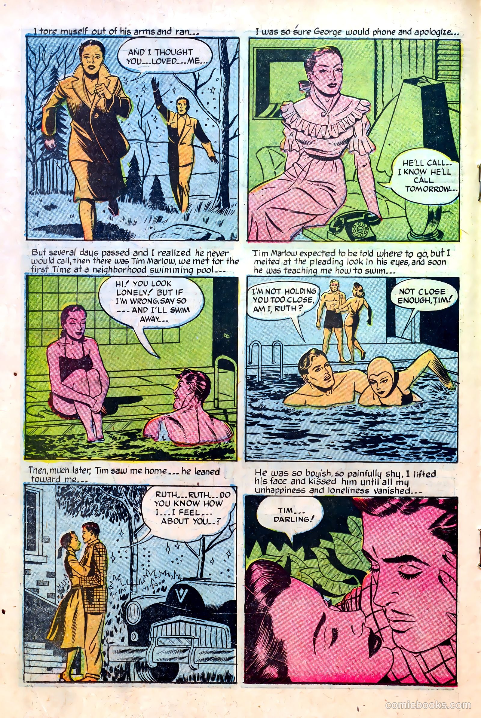 Great Lover Romances #7 (1952) — page 18 of 36