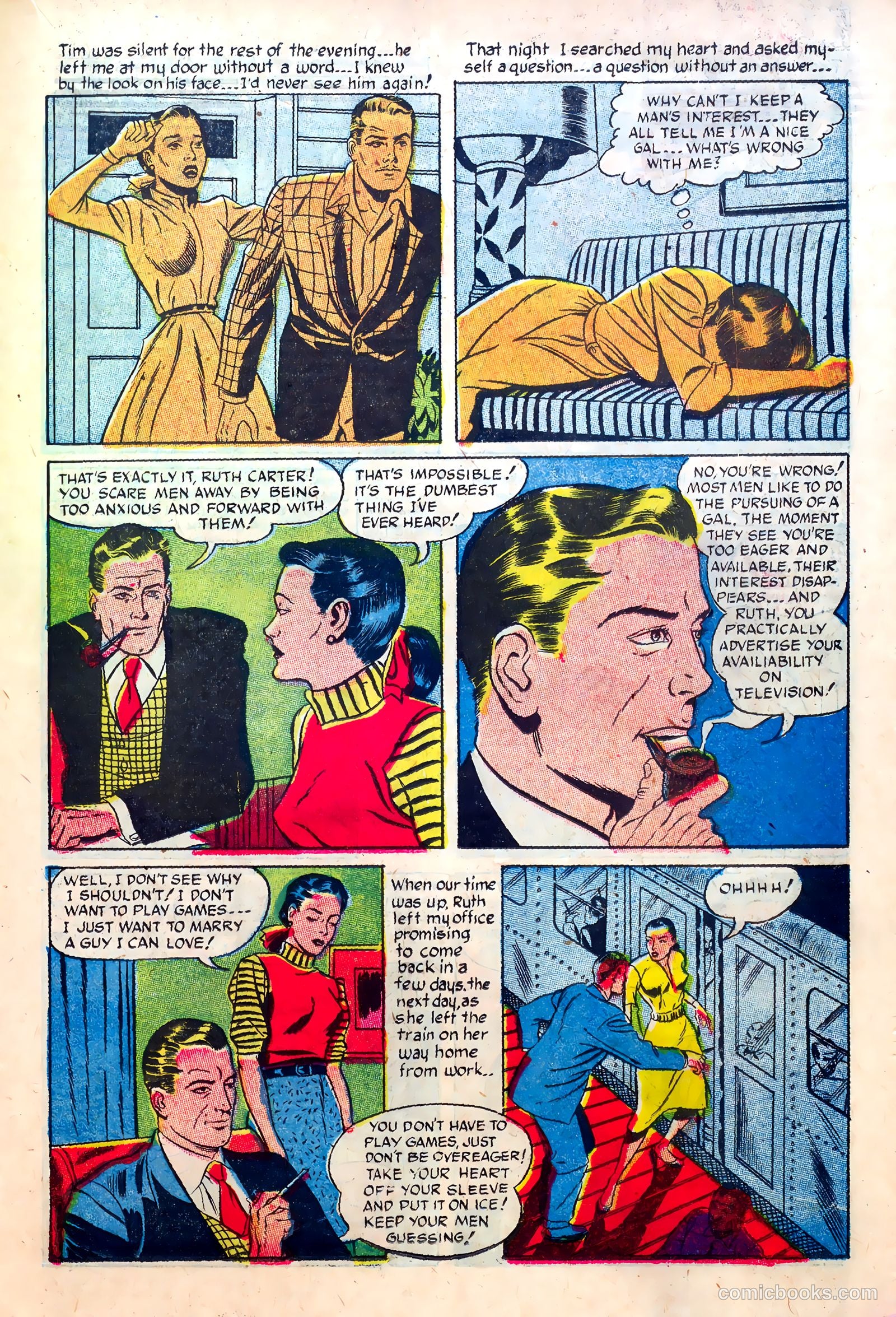 Great Lover Romances #7 (1952) — page 19 of 36