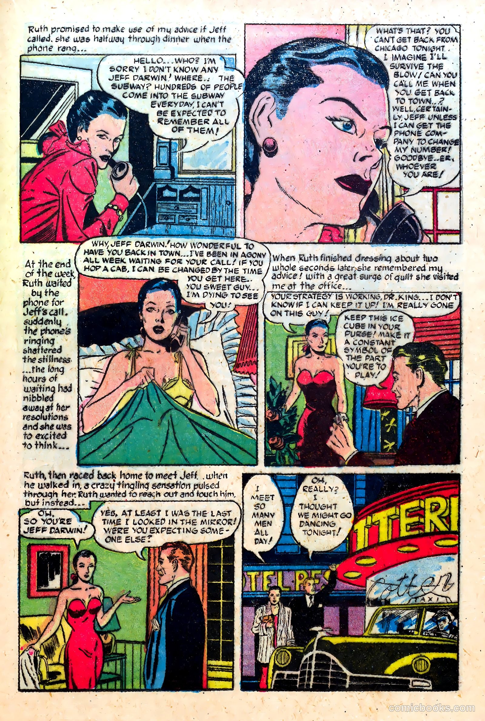 Great Lover Romances #7 (1952) — page 21 of 36