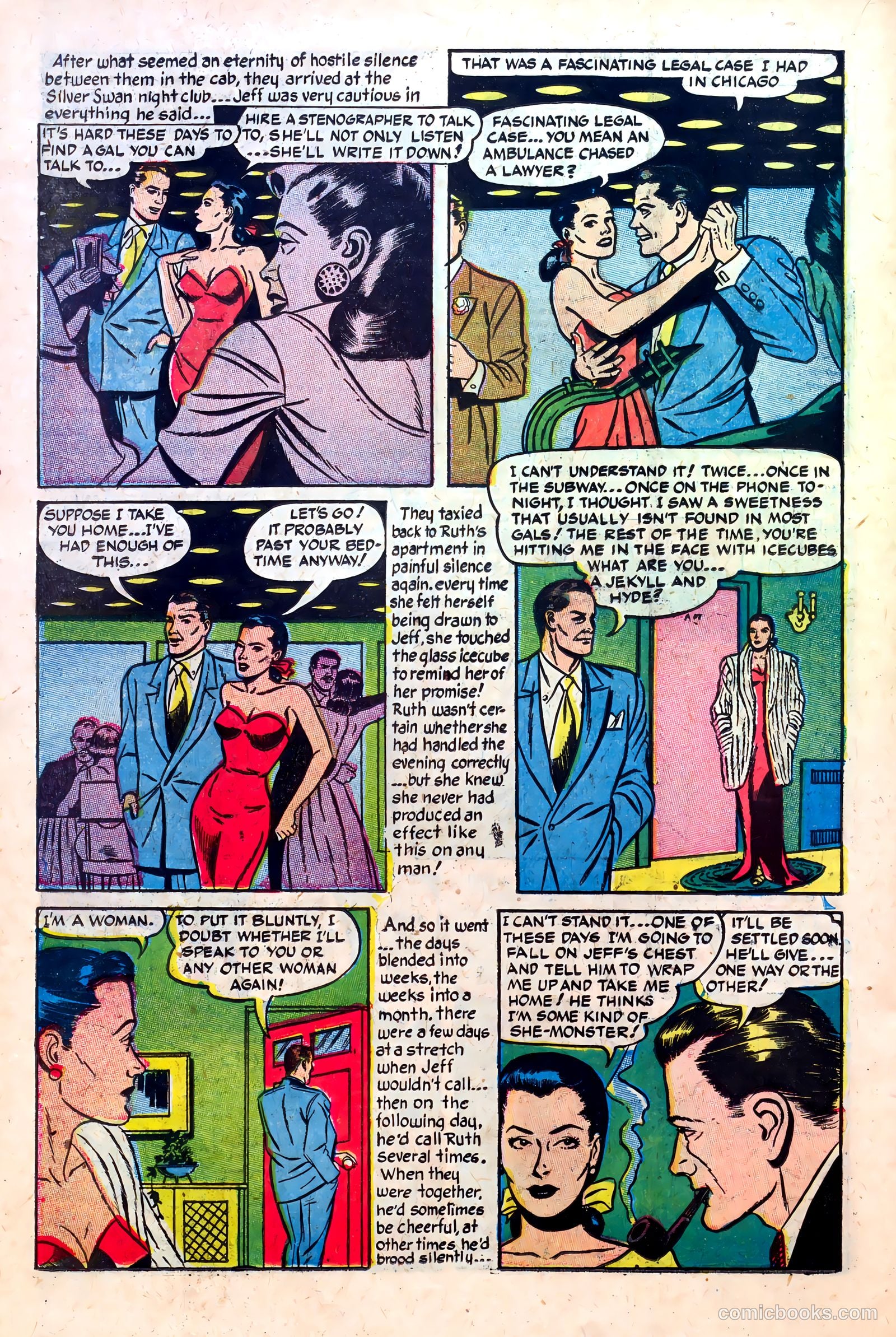 Great Lover Romances #7 (1952) — page 22 of 36