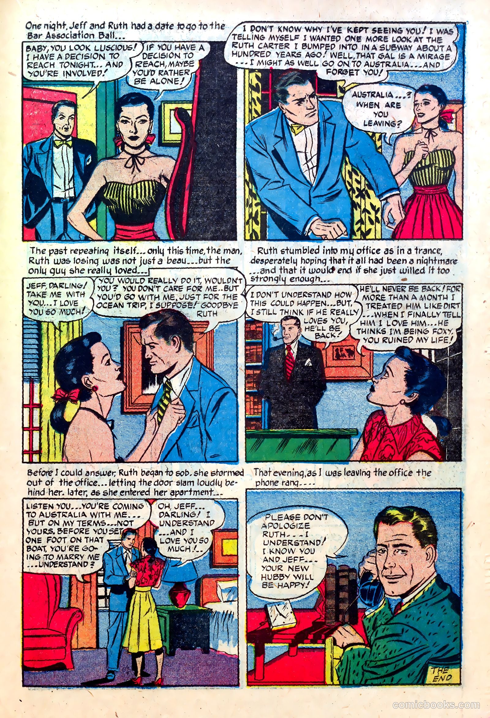 Great Lover Romances #7 (1952) — page 23 of 36