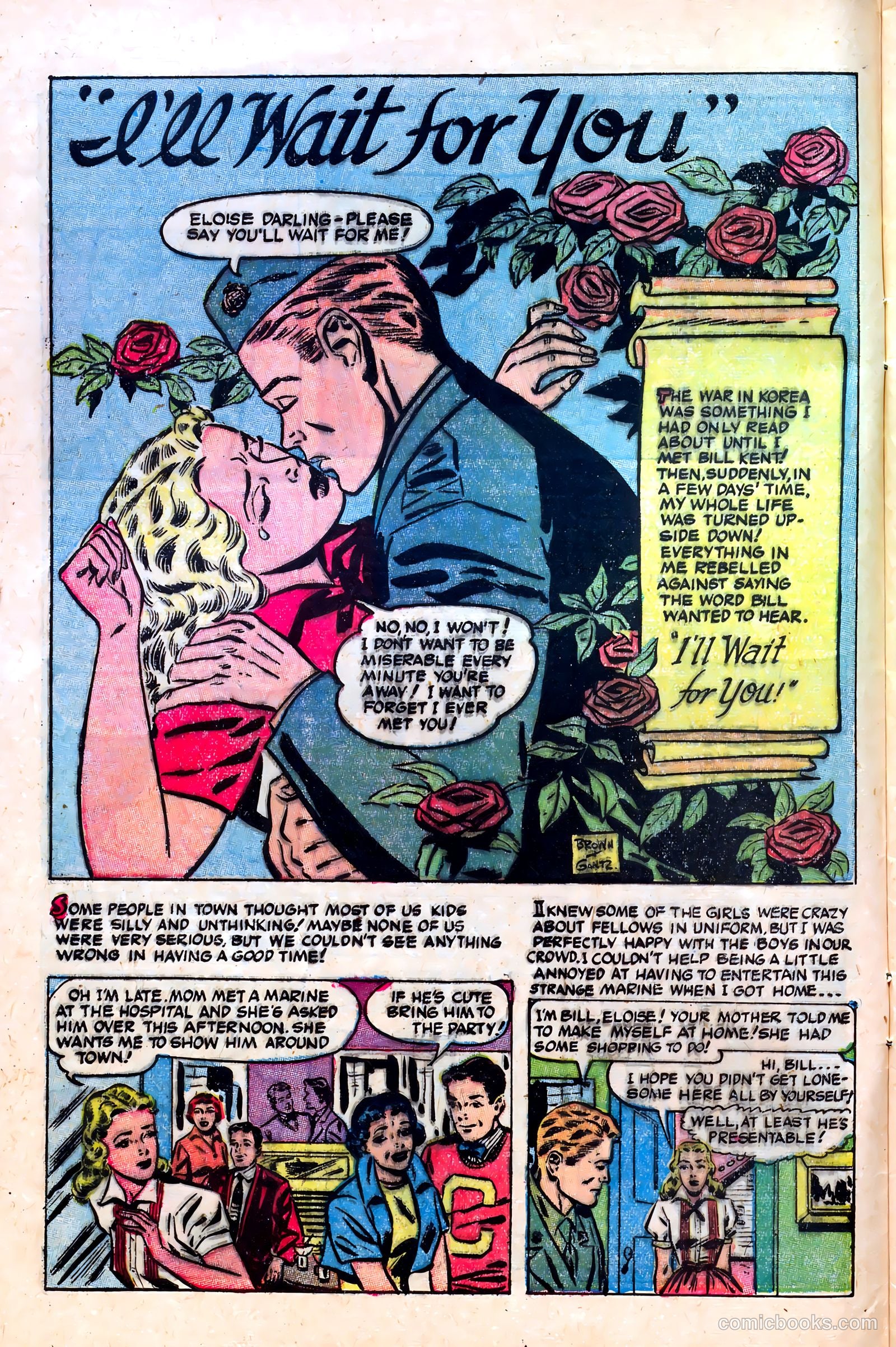 Great Lover Romances #7 (1952) — page 8 of 36
