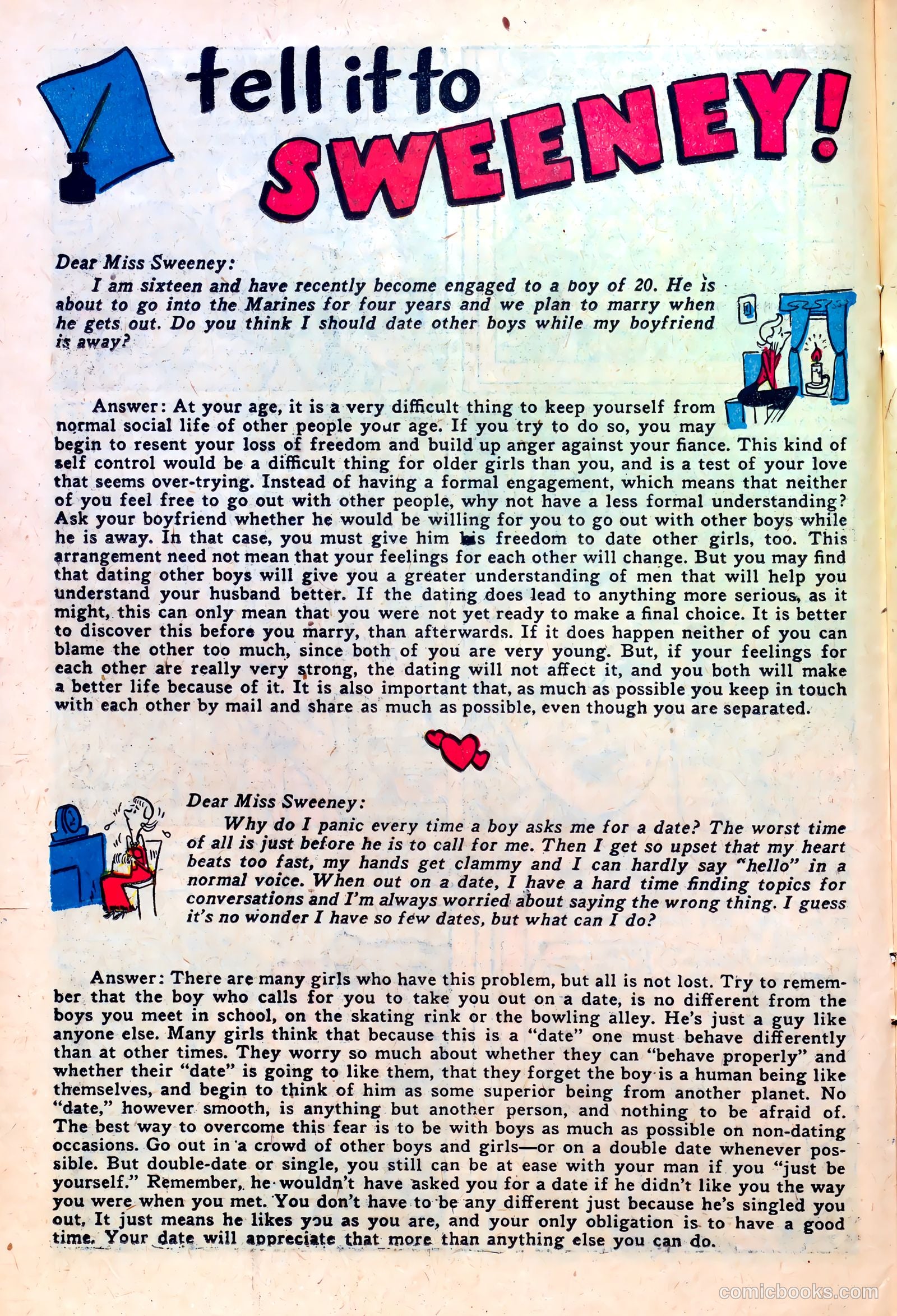 Great Lover Romances #7 (1952) — page 14 of 36