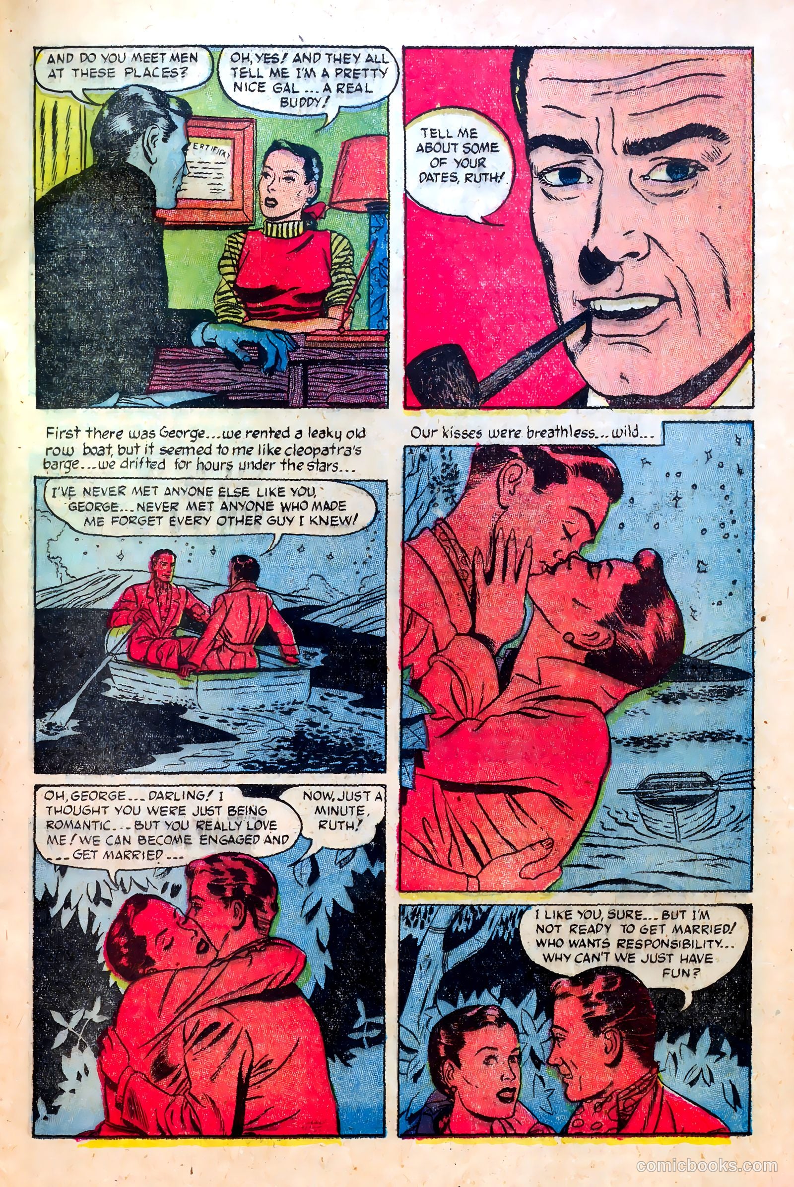 Great Lover Romances #7 (1952) — page 17 of 36