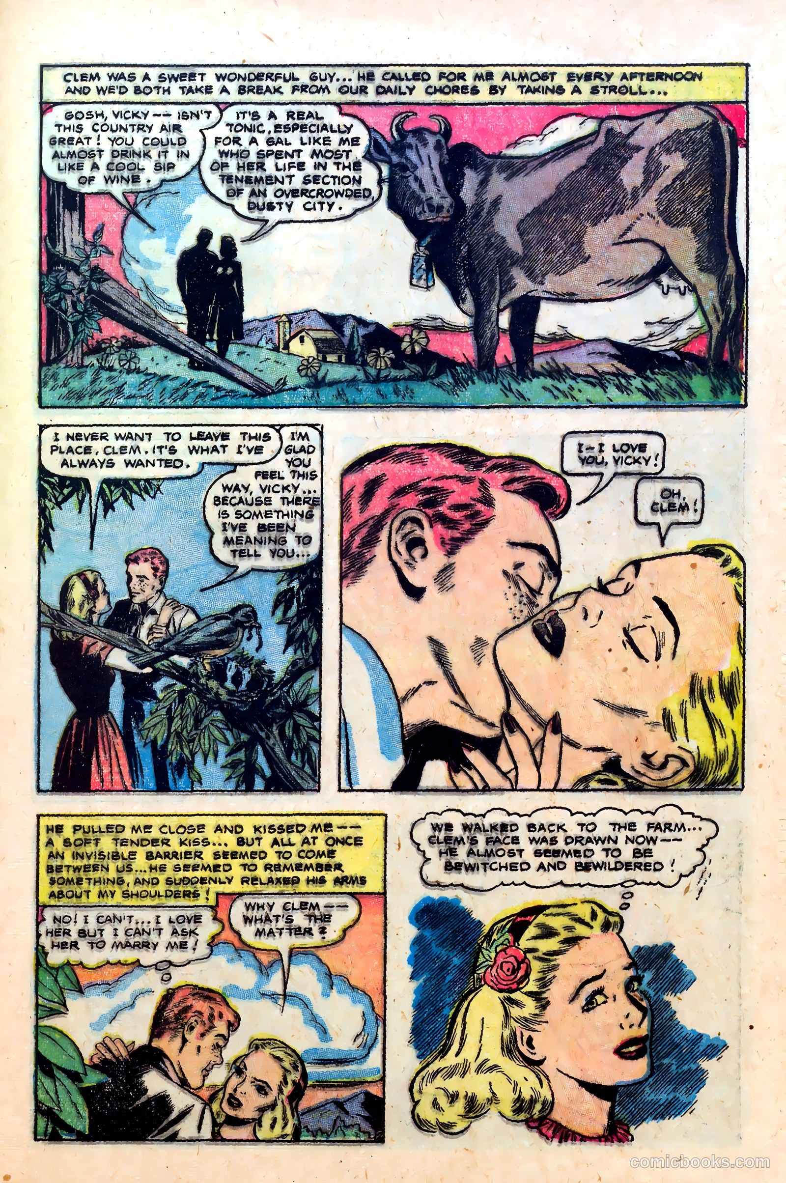 Great Lover Romances #7 (1952) — page 29 of 36