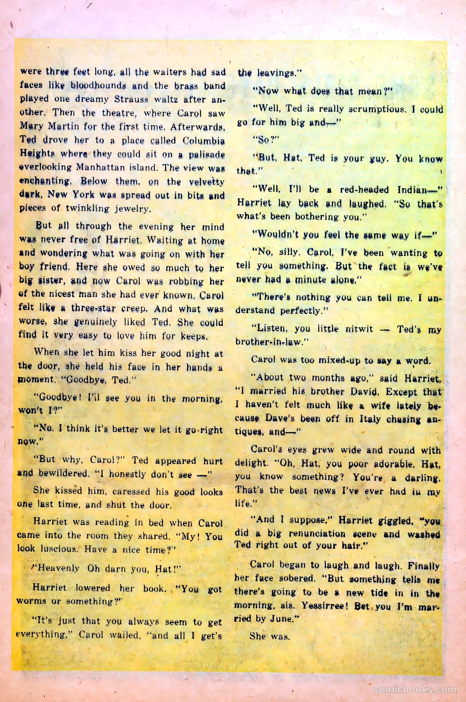 Great Lover Romances #8 (1953) — page 28 of 36