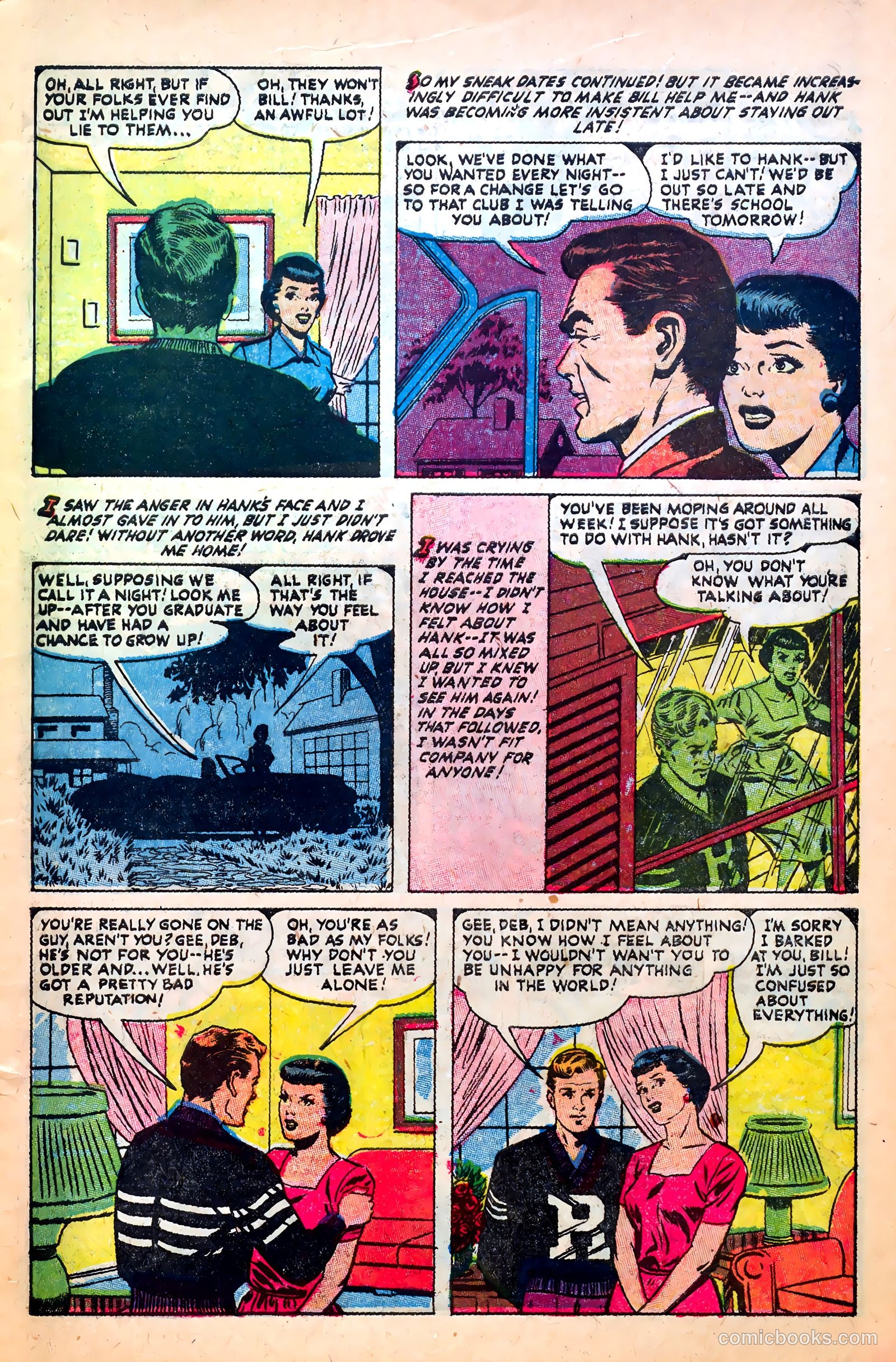 Great Lover Romances #8 (1953) — page 7 of 36
