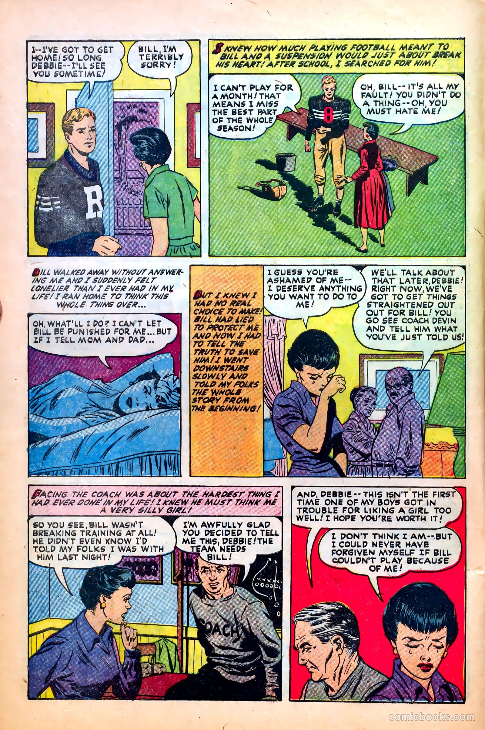 Great Lover Romances #8 (1953) — page 10 of 36