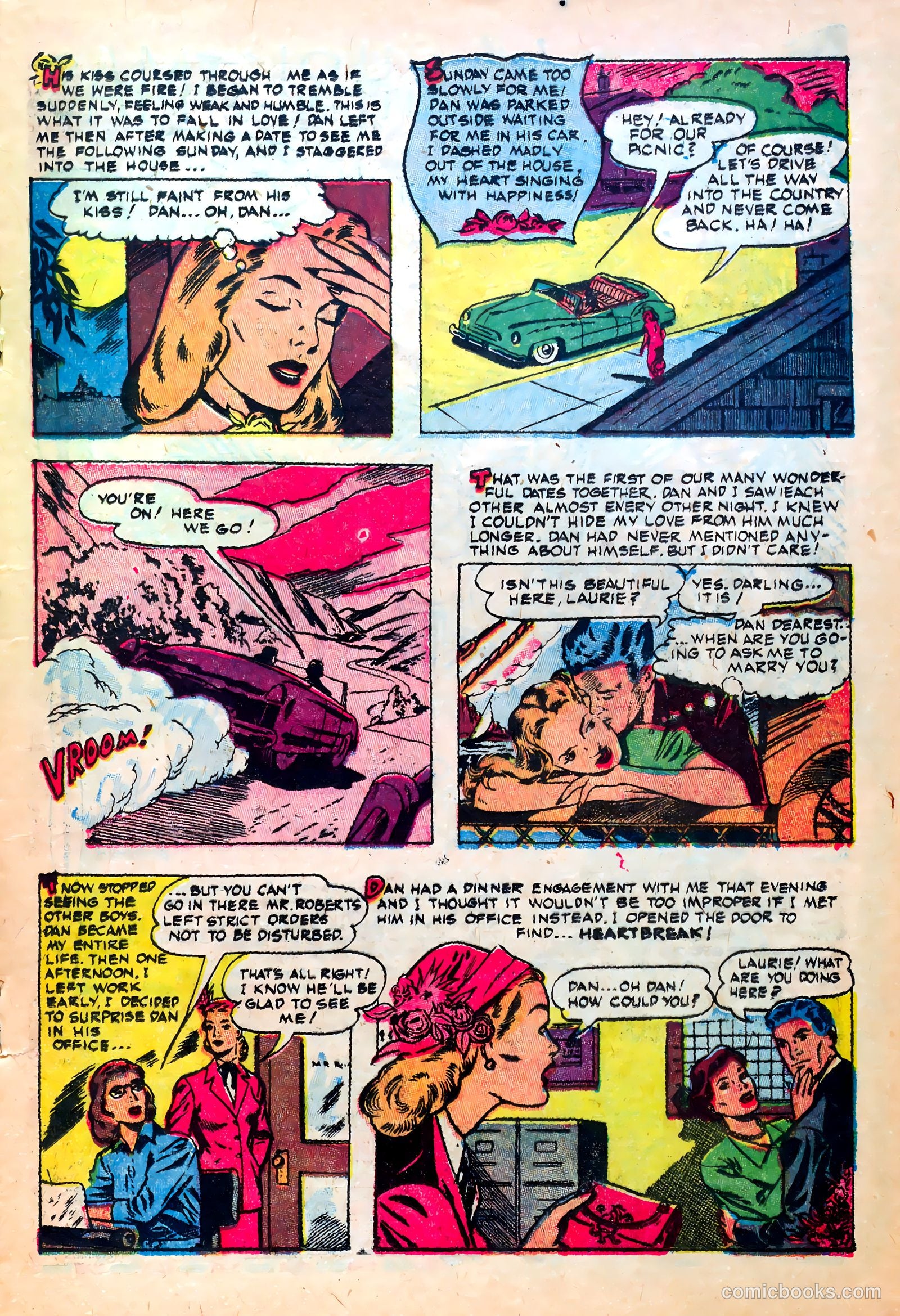 Great Lover Romances #8 (1953) — page 17 of 36