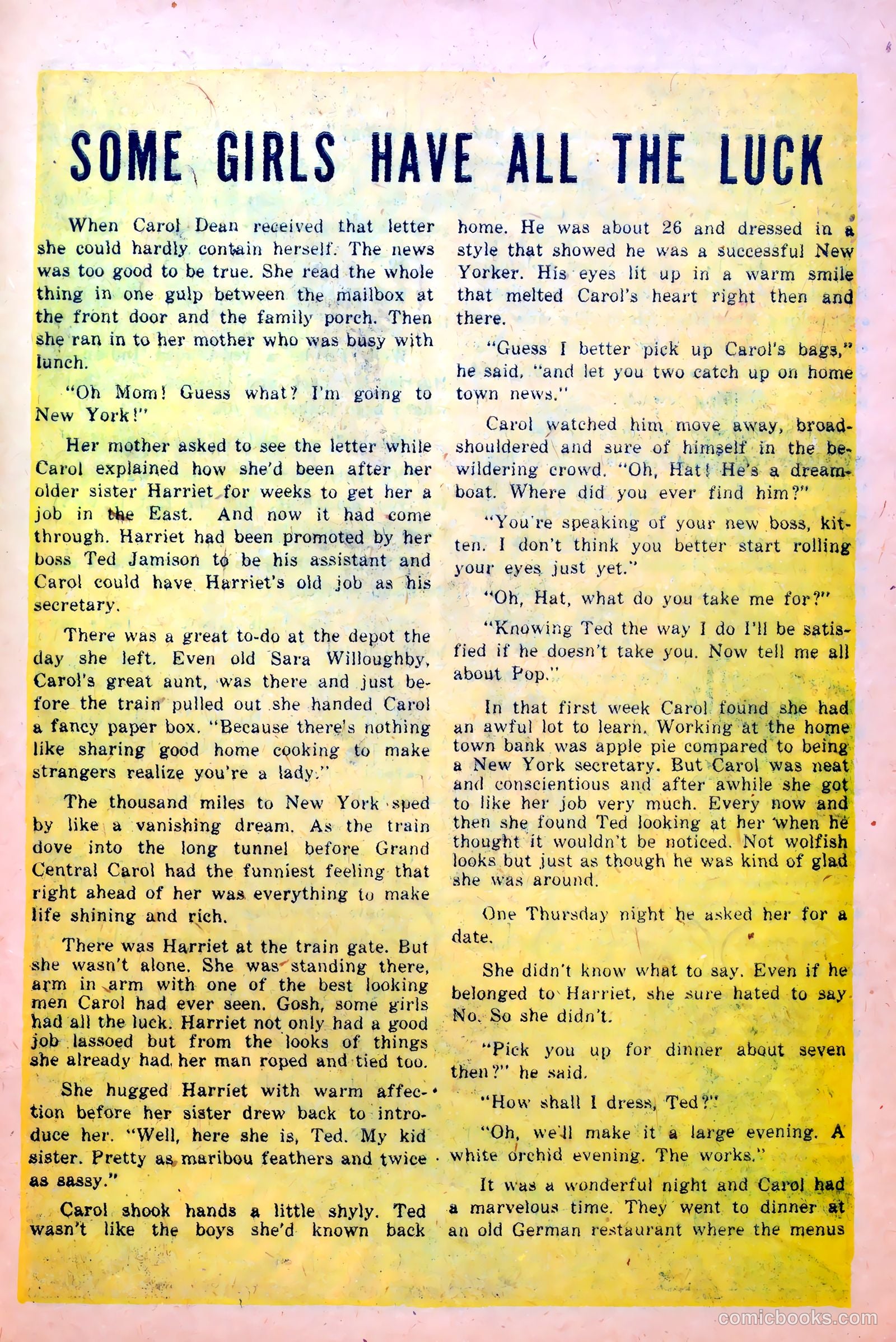 Great Lover Romances #8 (1953) — page 27 of 36