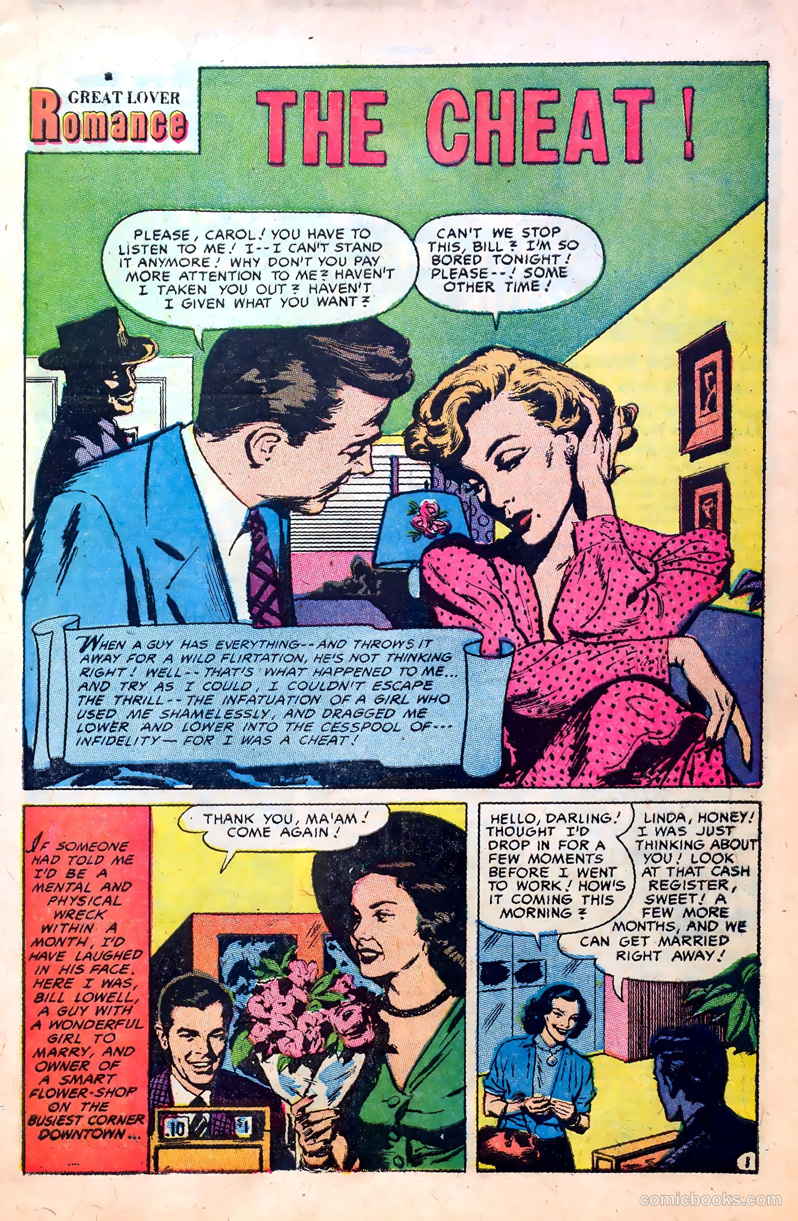Great Lover Romances #9 (1953) — page 3 of 36