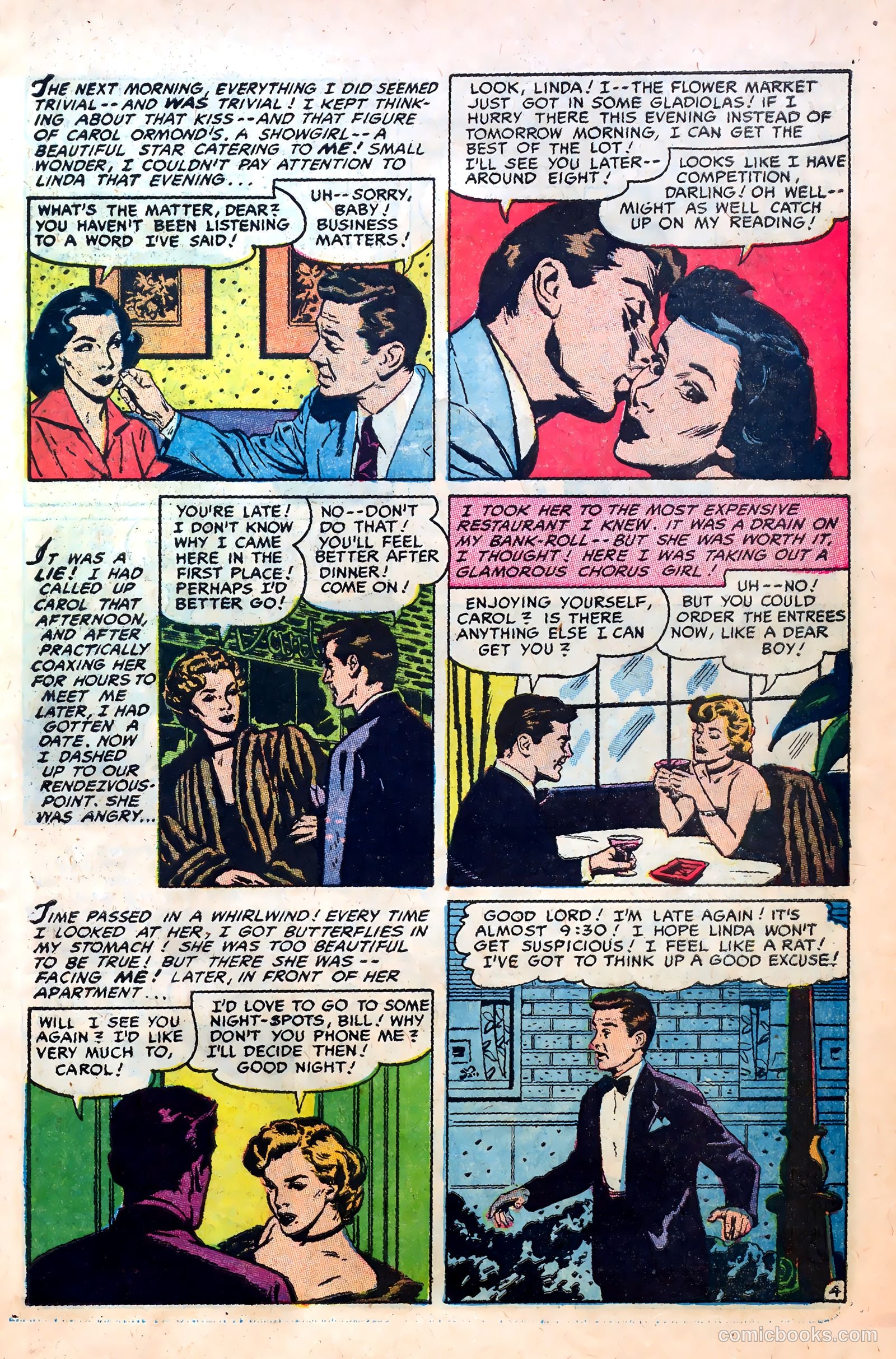 Great Lover Romances #9 (1953) — page 7 of 36