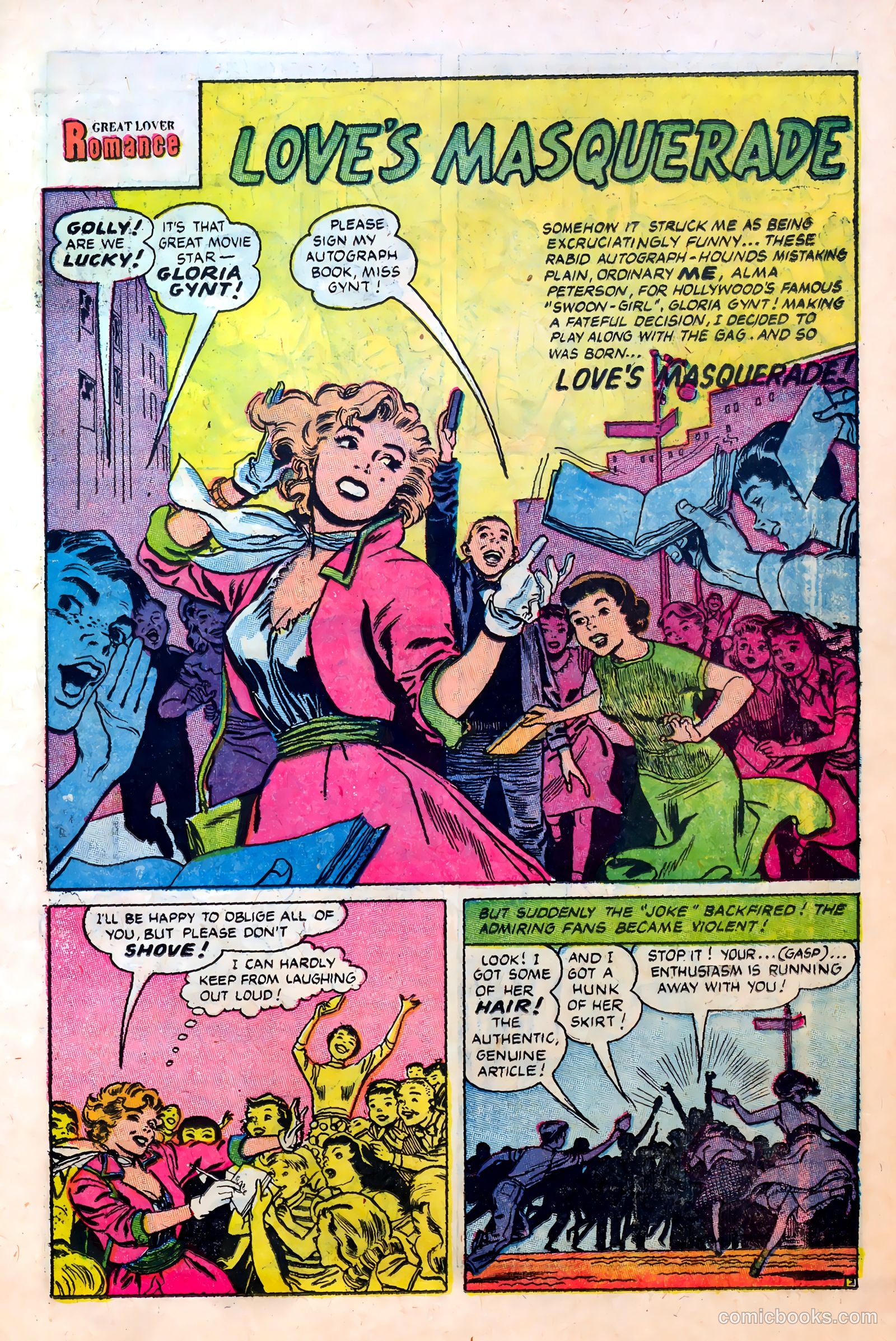 Great Lover Romances #9 (1953) — page 15 of 36