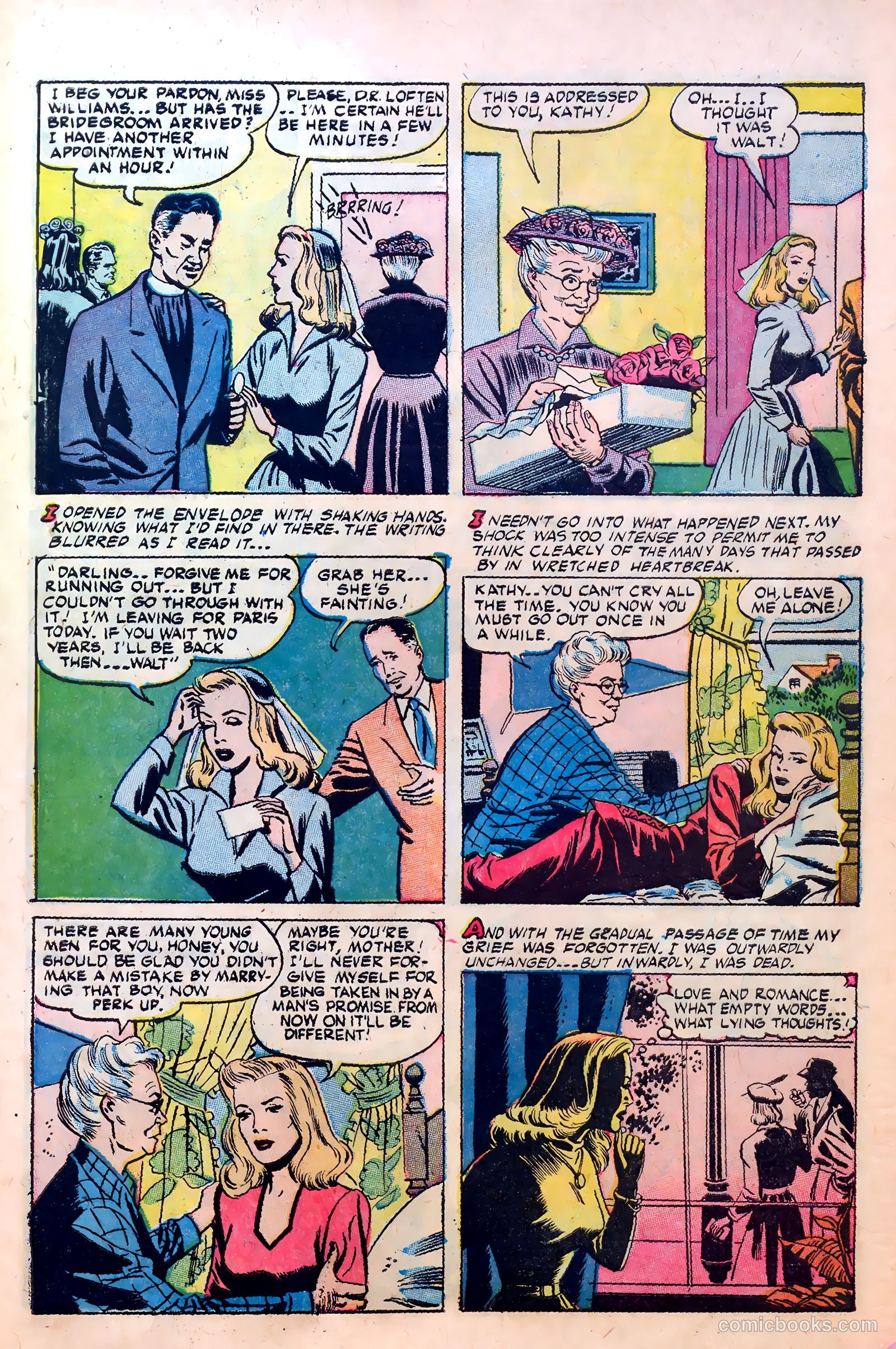 Great Lover Romances #9 (1953) — page 27 of 36