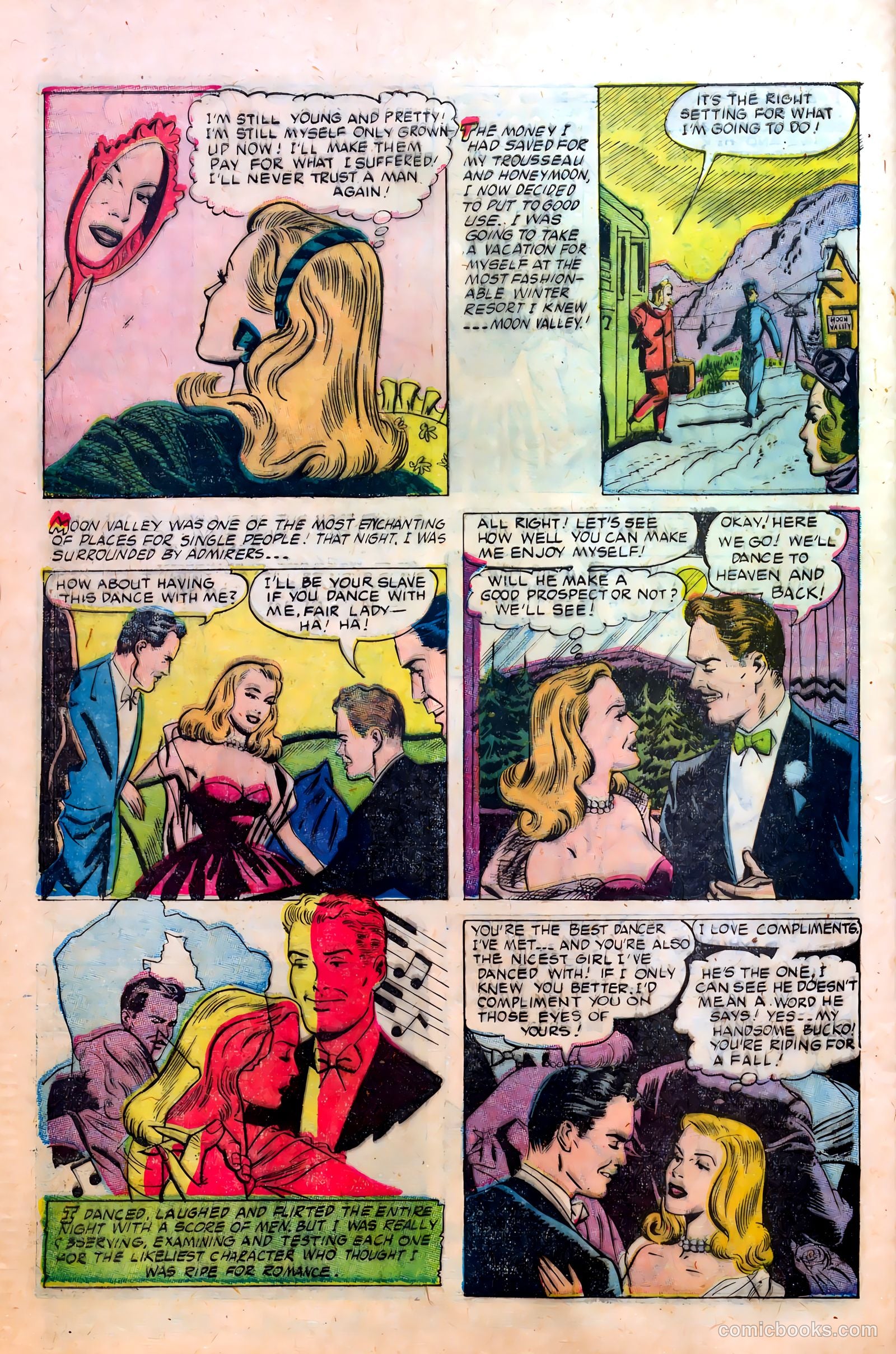 Great Lover Romances #9 (1953) — page 28 of 36