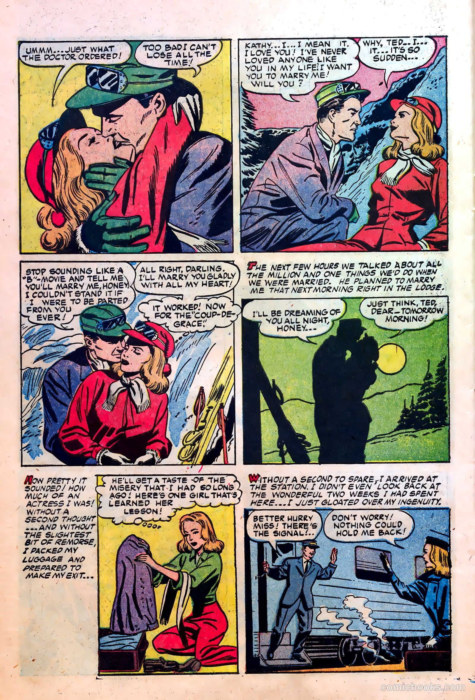Great Lover Romances #9 (1953) — page 30 of 36