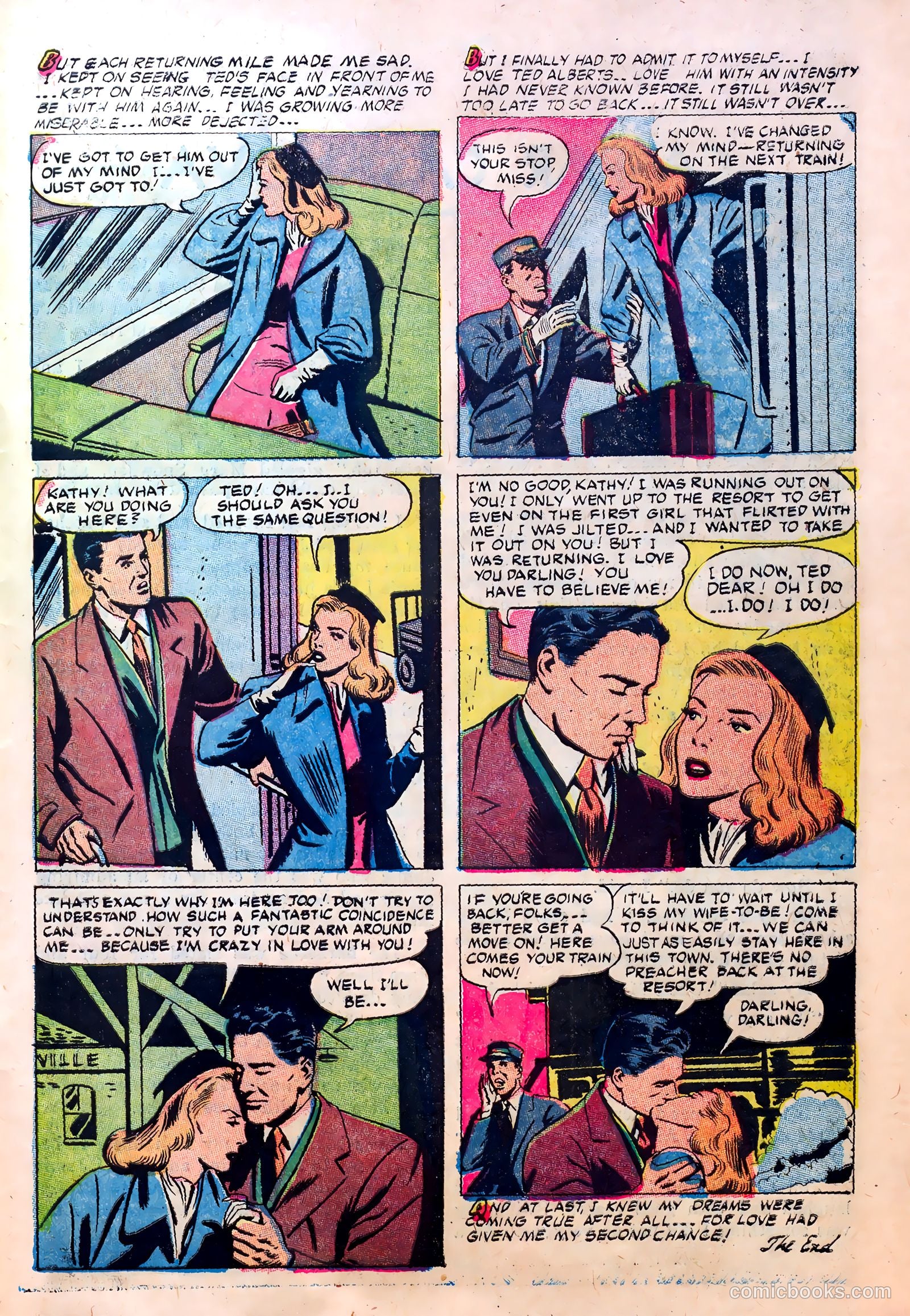 Great Lover Romances #9 (1953) — page 31 of 36
