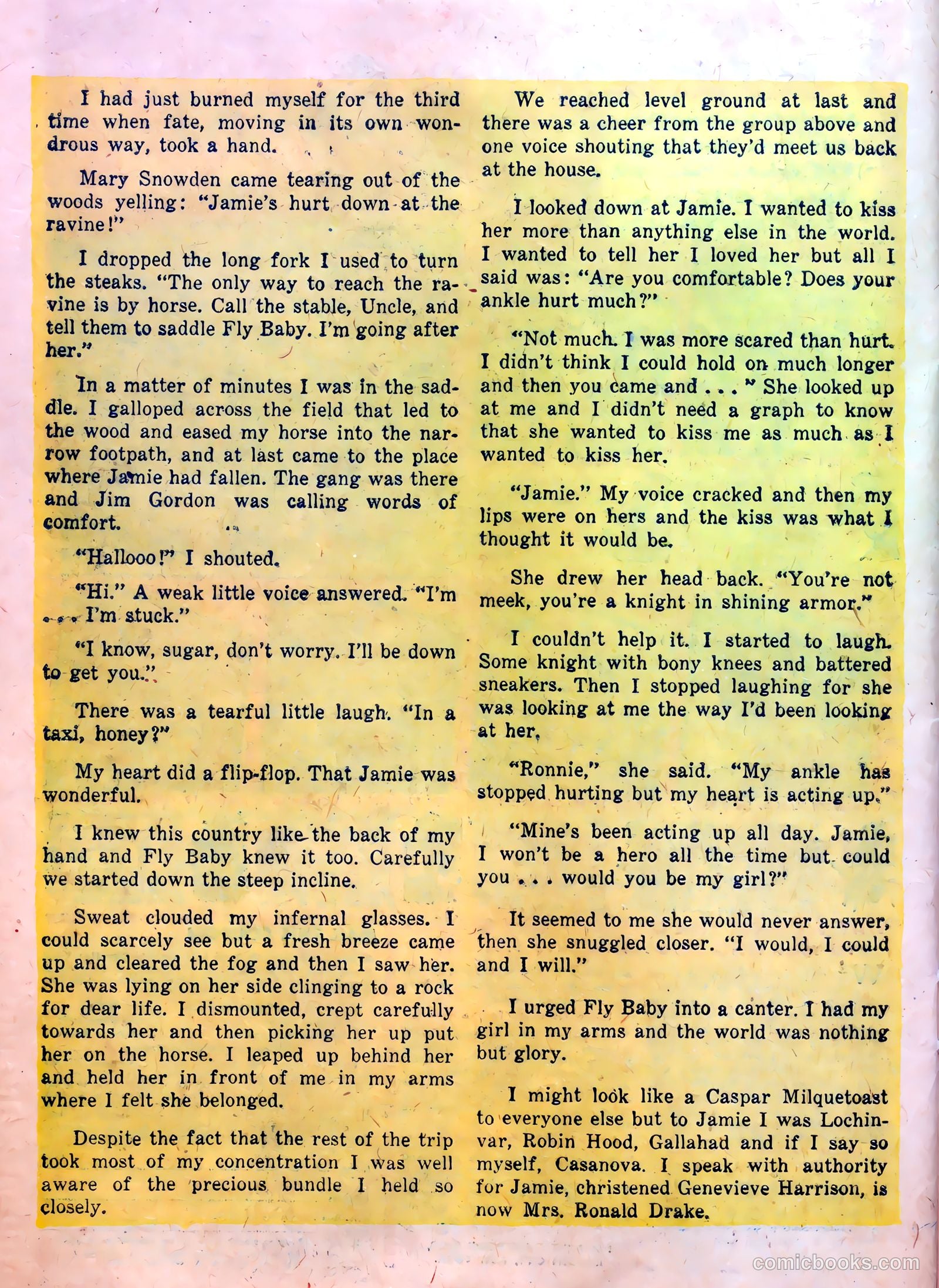 Great Lover Romances #9 (1953) — page 34 of 36