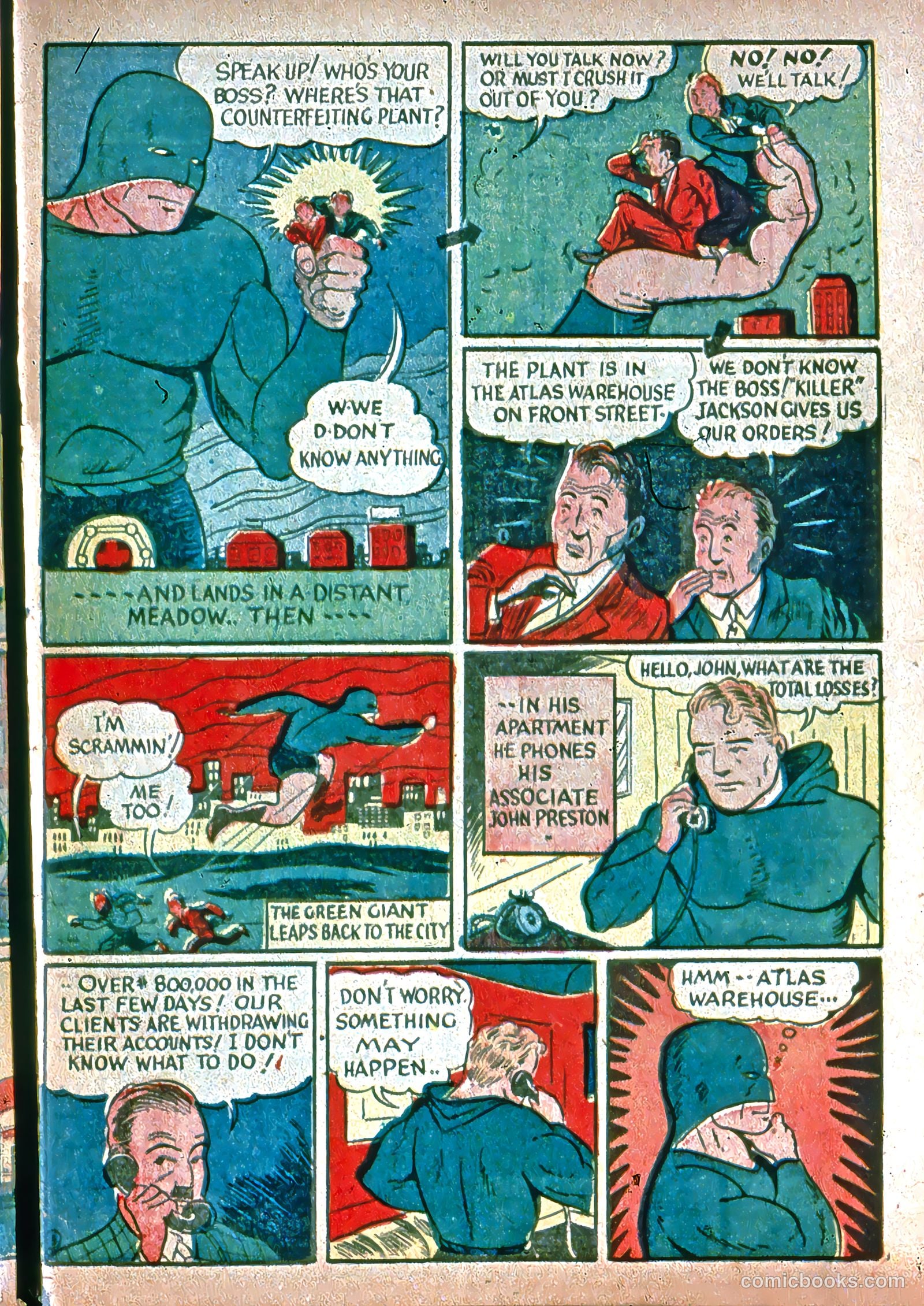 Green Giant Comics #1 (1940) — page 5 of 52