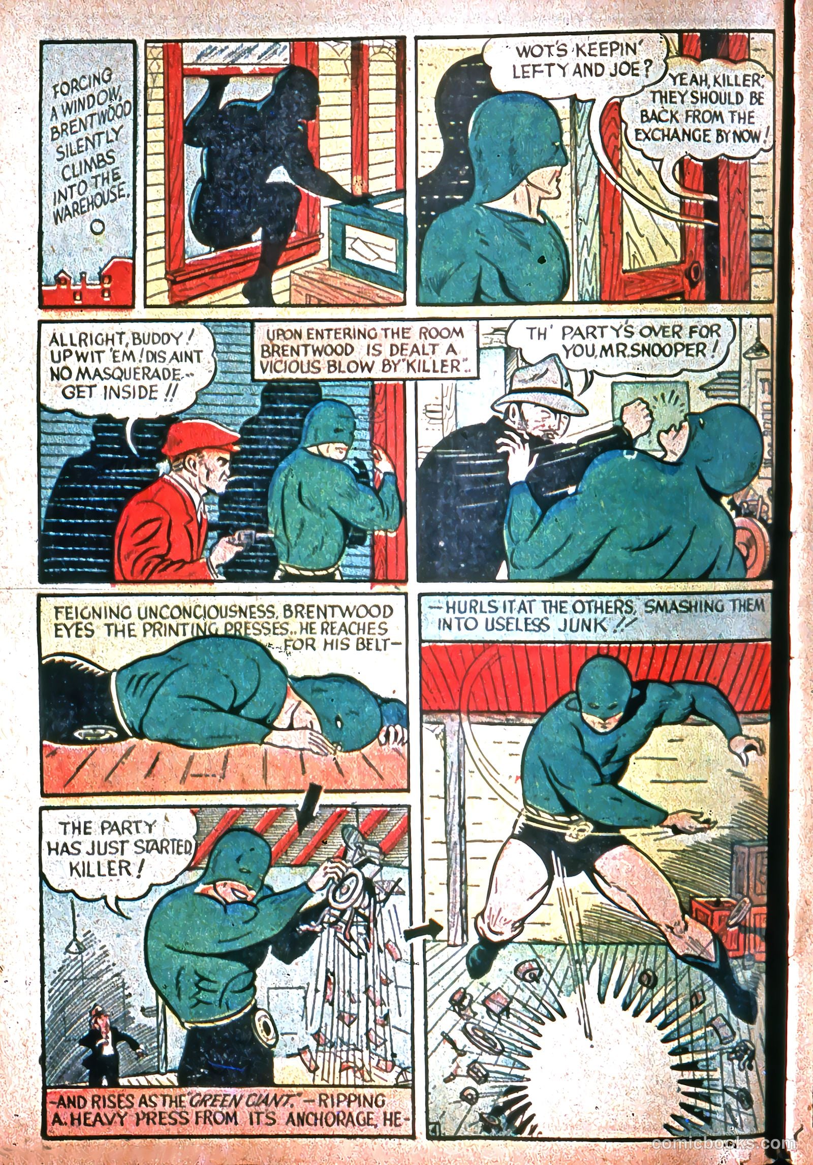 Green Giant Comics #1 (1940) — page 6 of 52