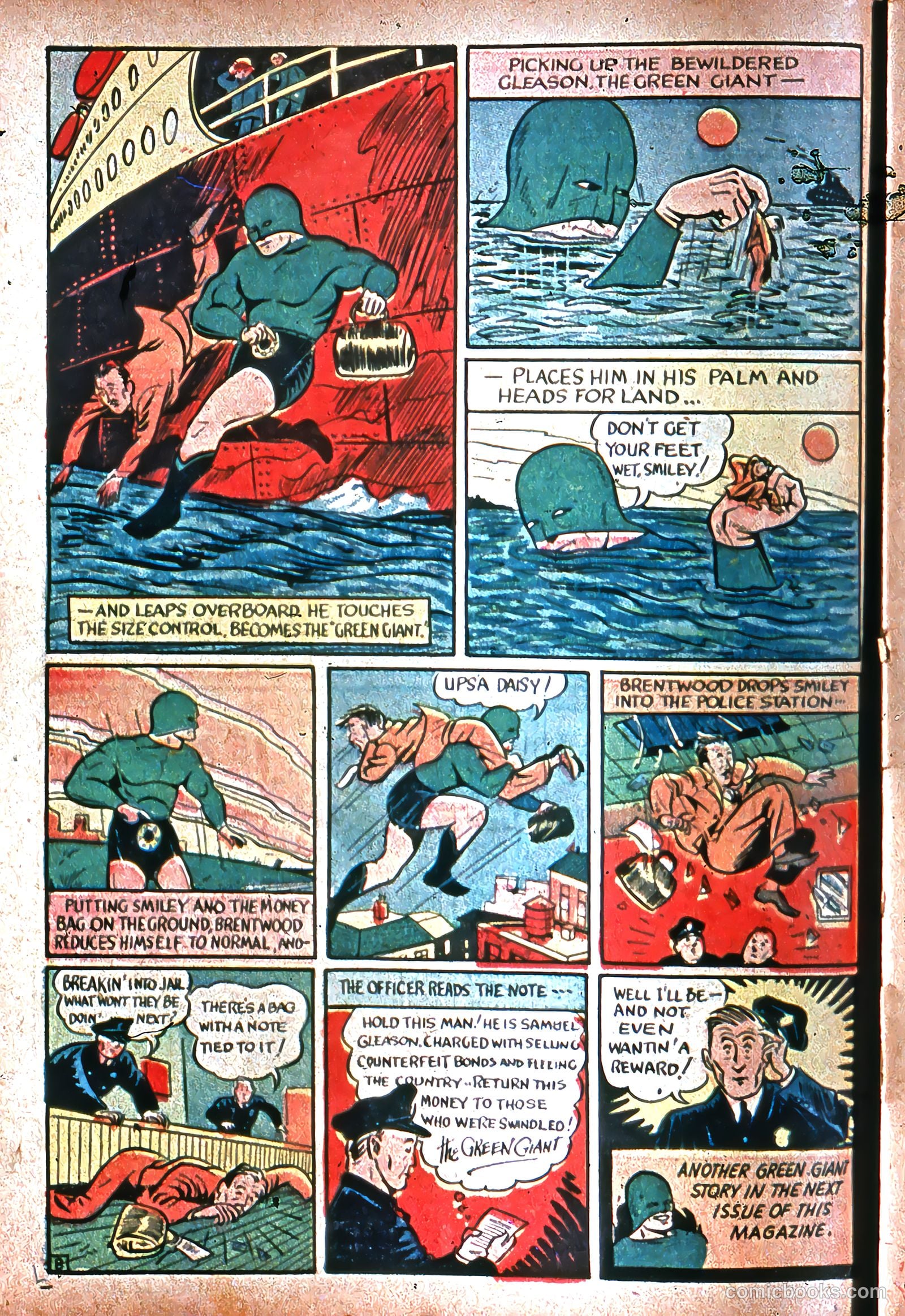 Green Giant Comics #1 (1940) — page 10 of 52