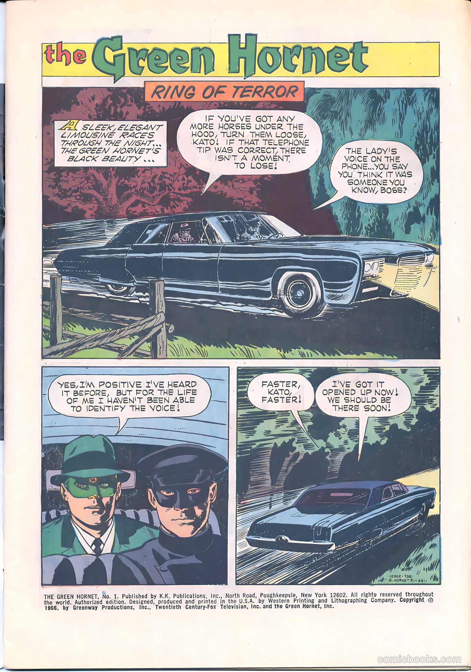Green Hornet Comics #1 (1940) — page 3 of 35