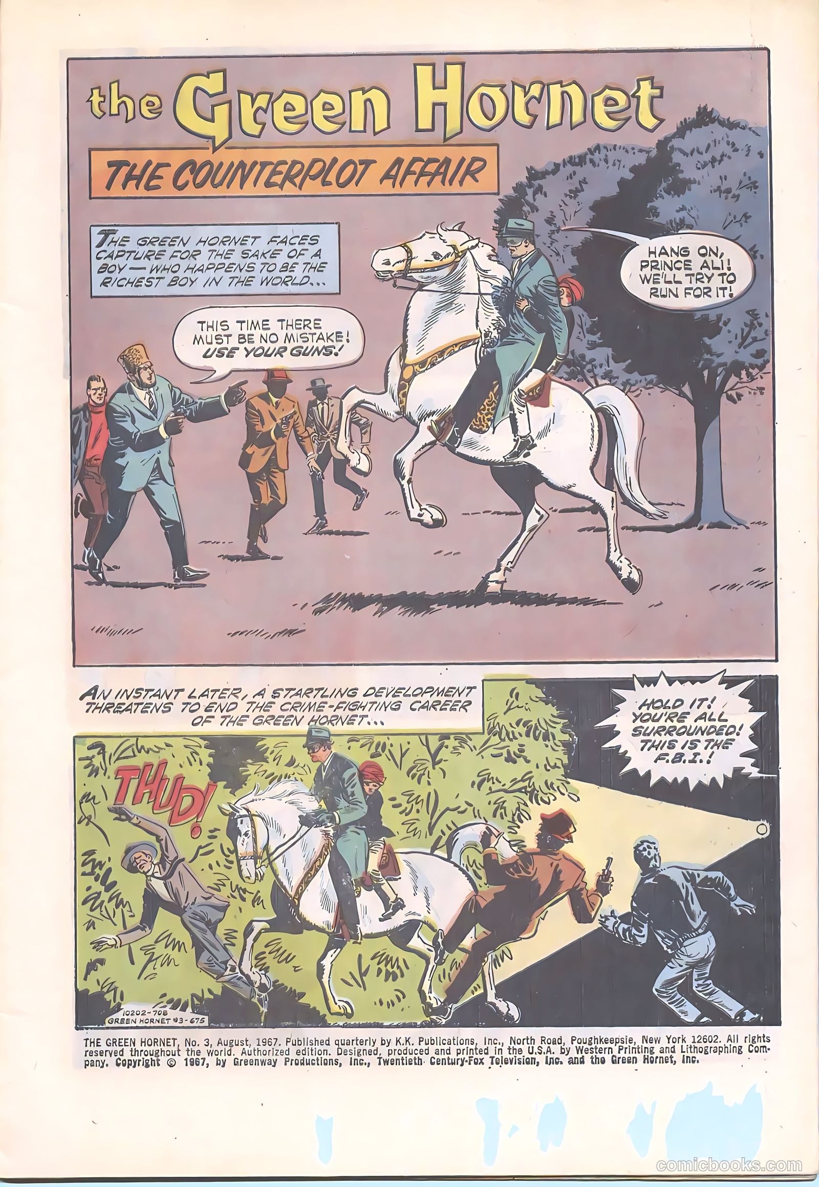 Green Hornet Comics #3 (1941) — page 3 of 29