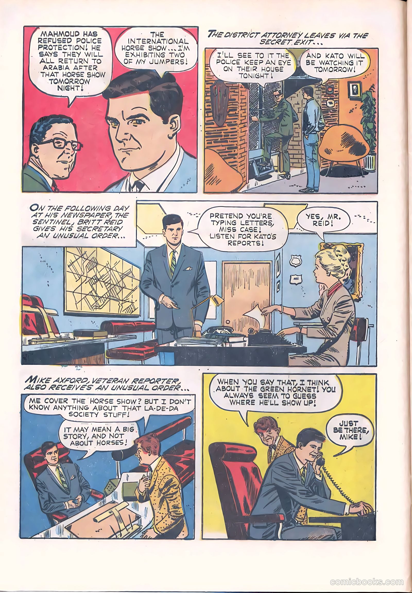 Green Hornet Comics #3 (1941) — page 8 of 29