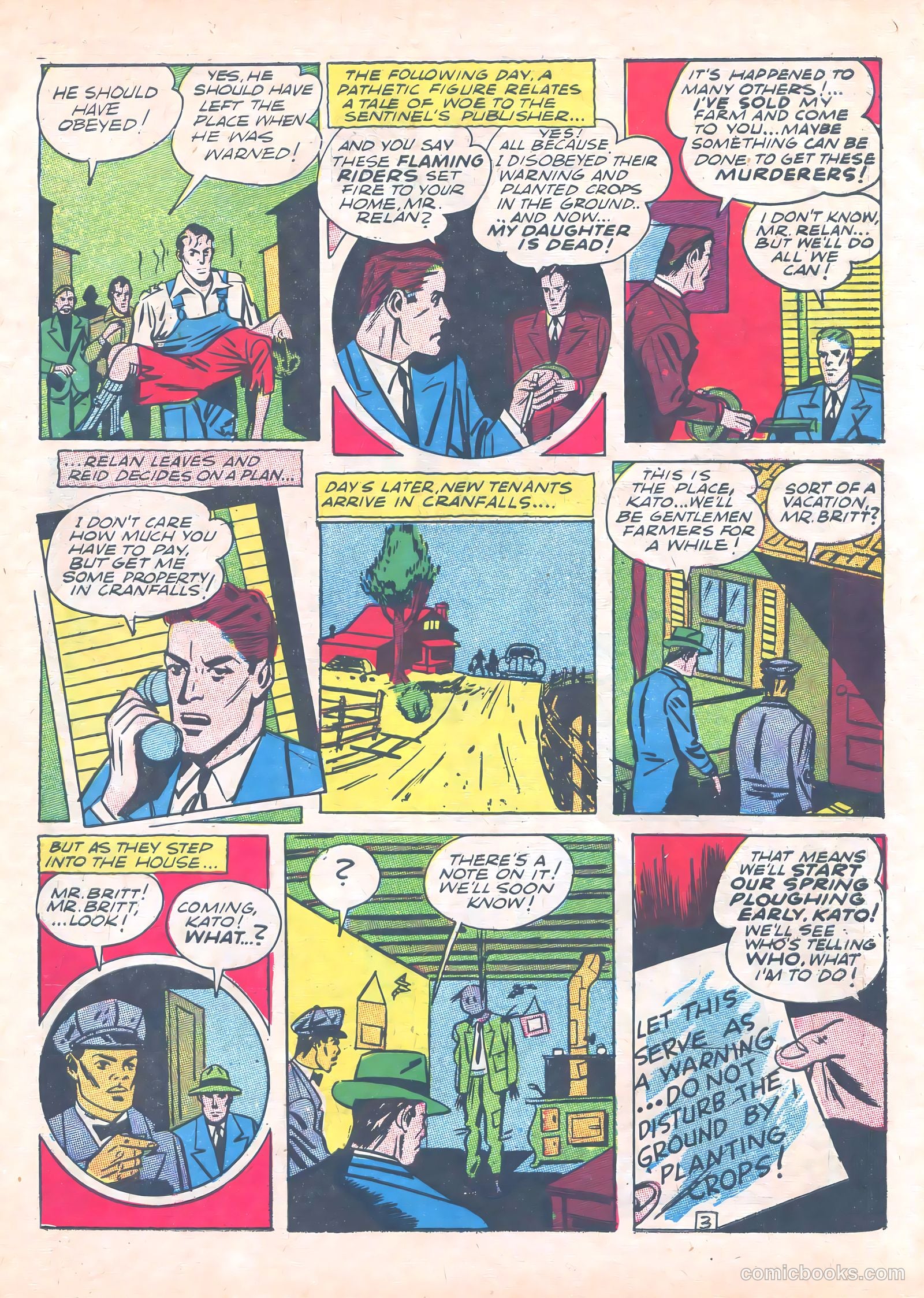 Green Hornet Comics #6 (1941) — page 4 of 67
