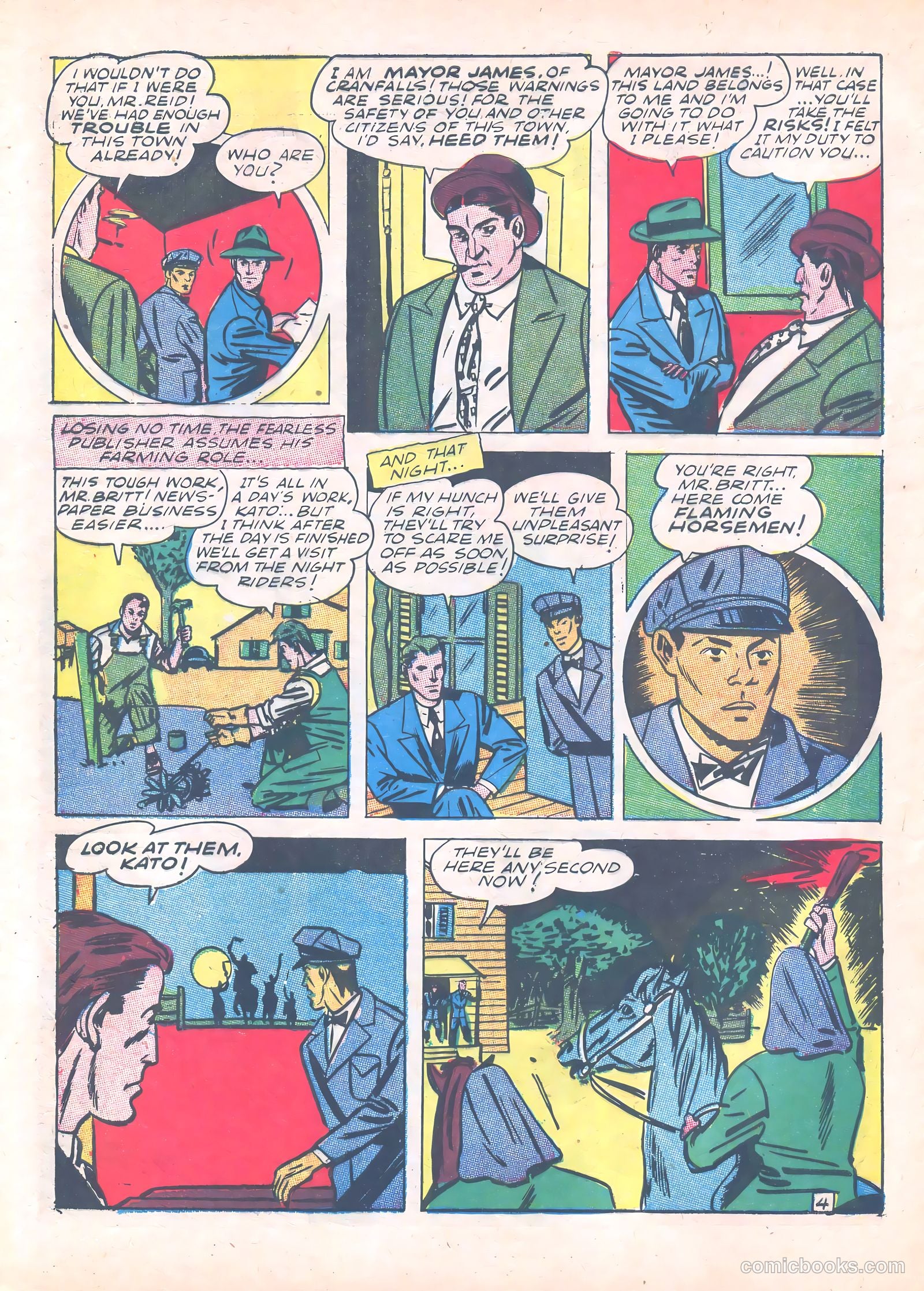 Green Hornet Comics #6 (1941) — page 5 of 67