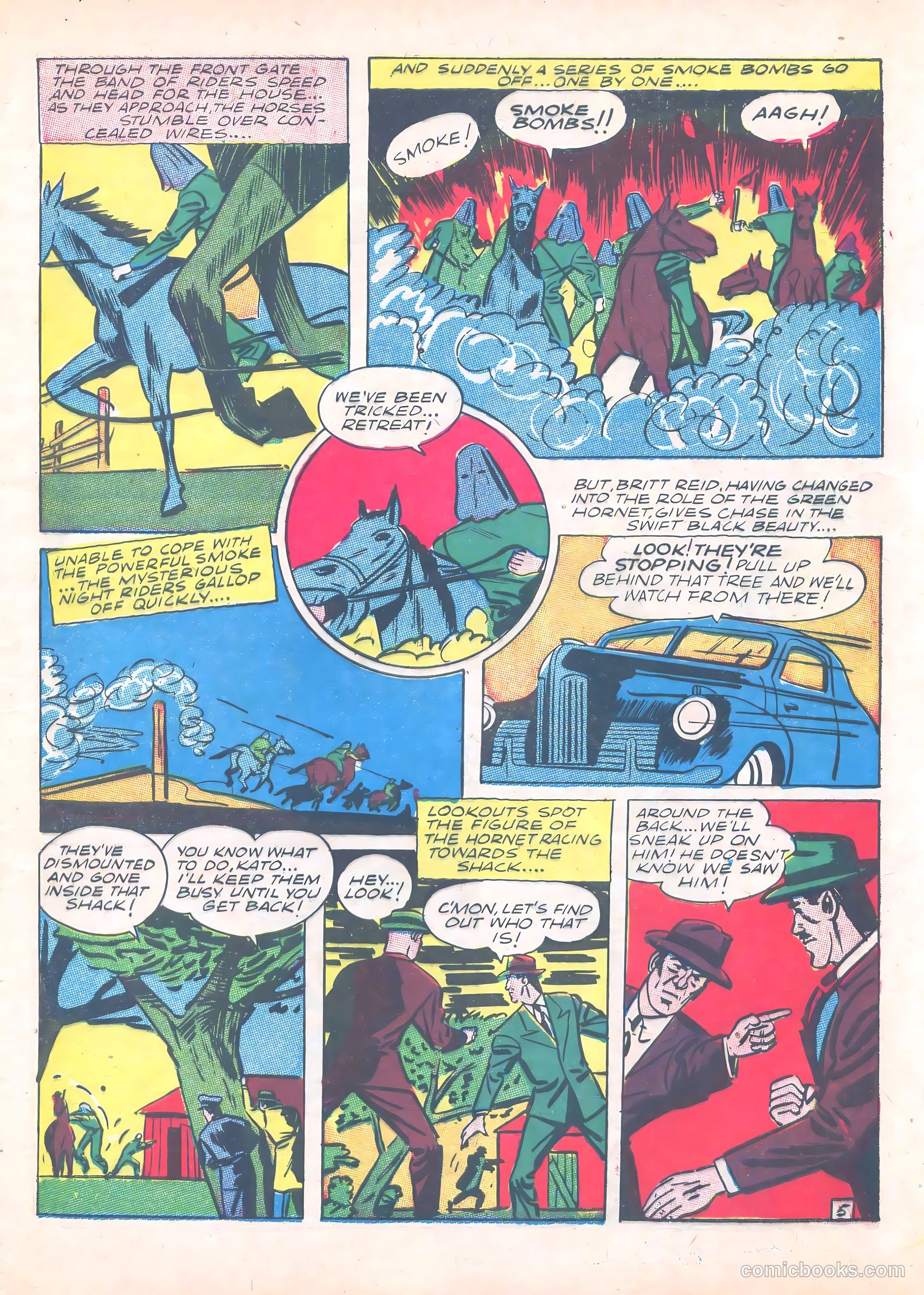Green Hornet Comics #6 (1941) — page 6 of 67