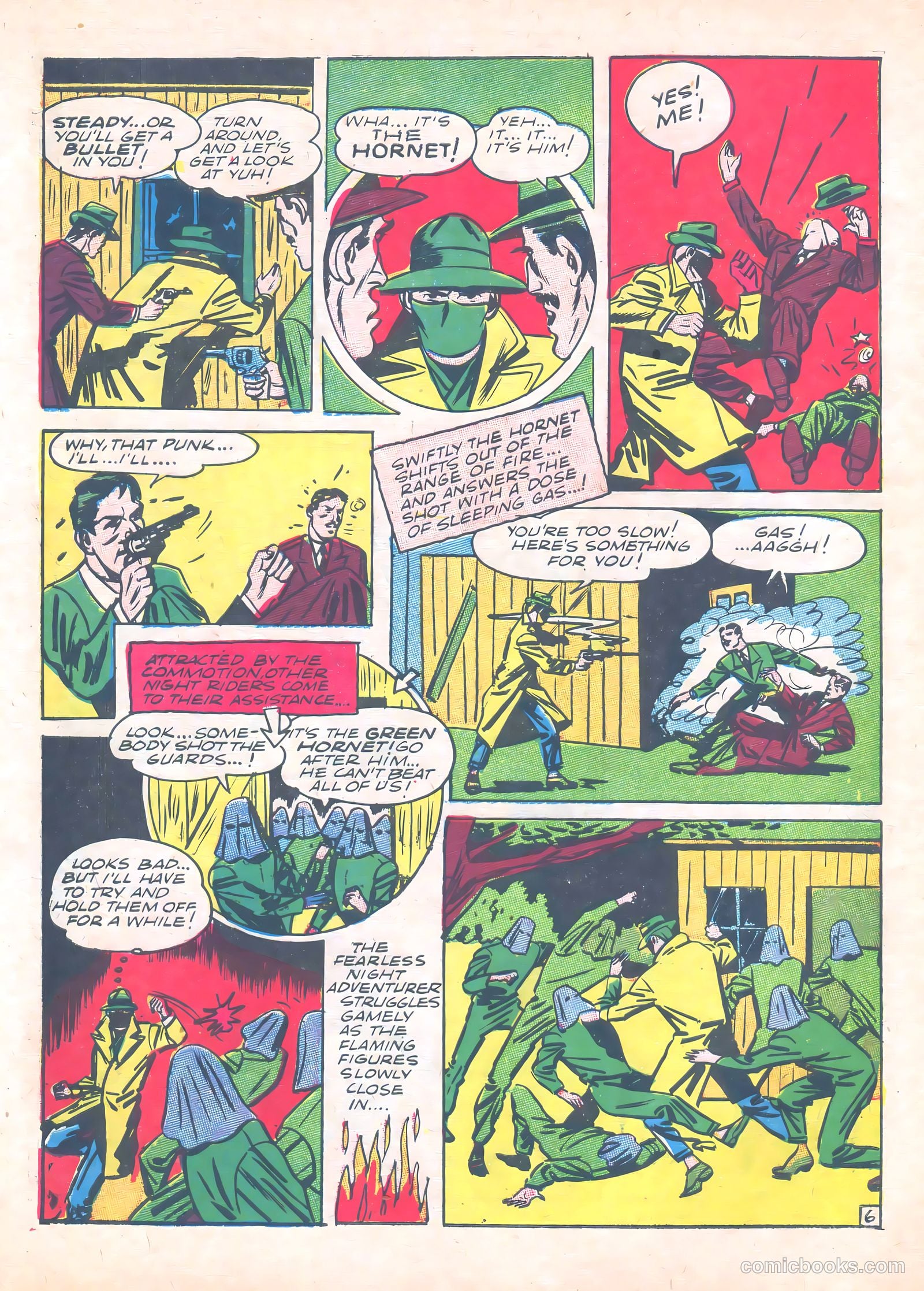 Green Hornet Comics #6 (1941) — page 7 of 67