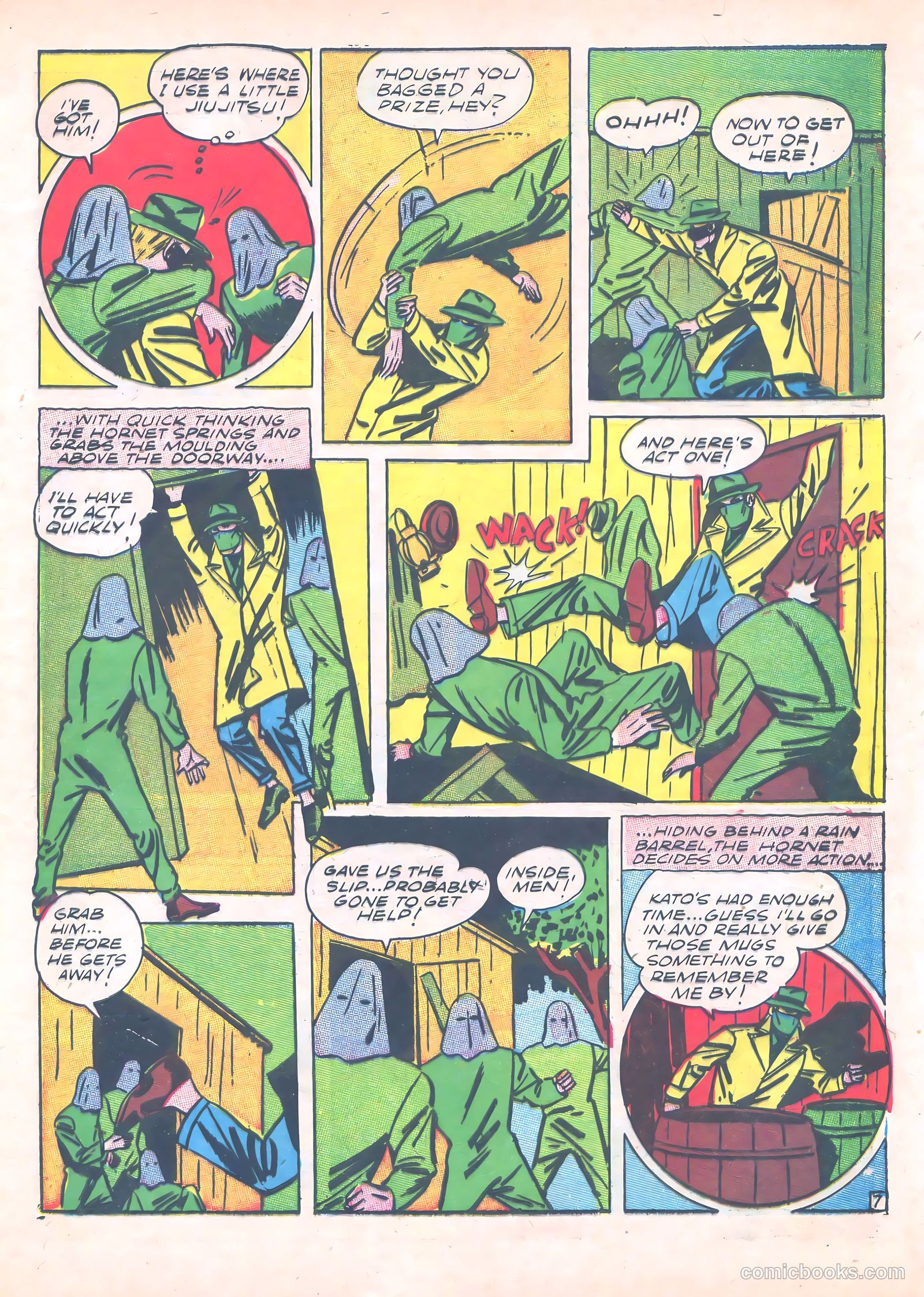 Green Hornet Comics #6 (1941) — page 8 of 67