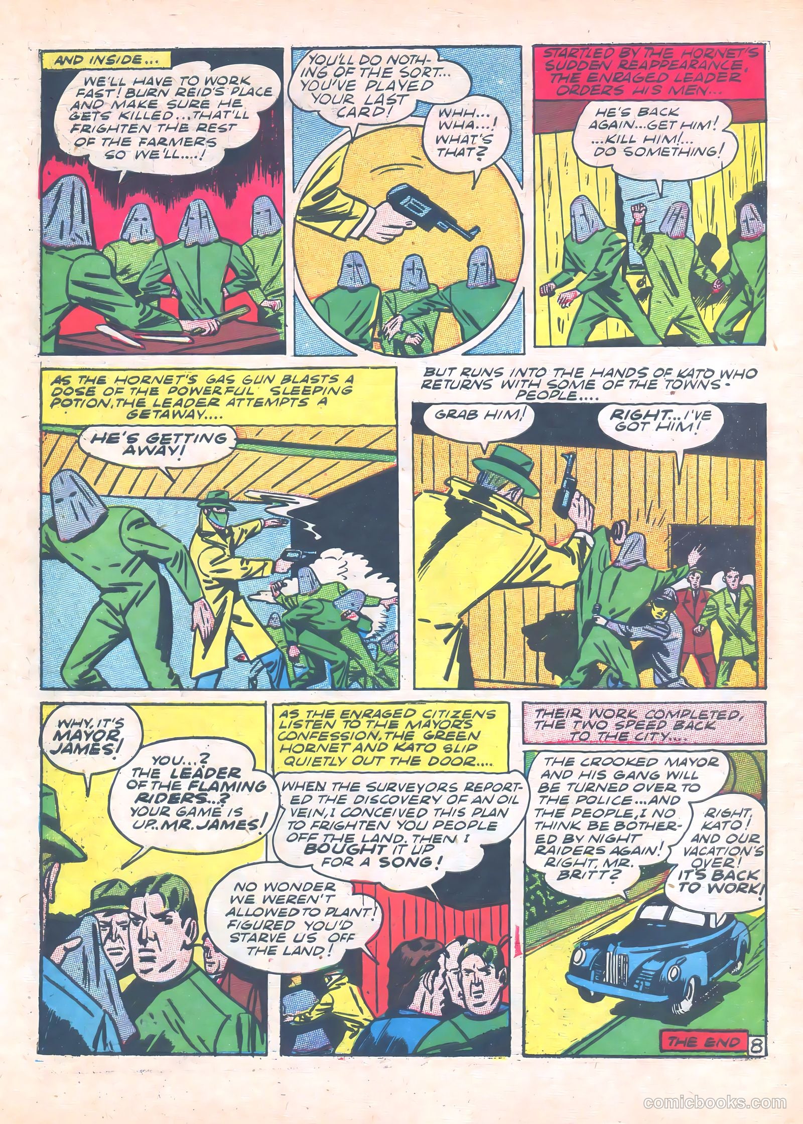 Green Hornet Comics #6 (1941) — page 9 of 67
