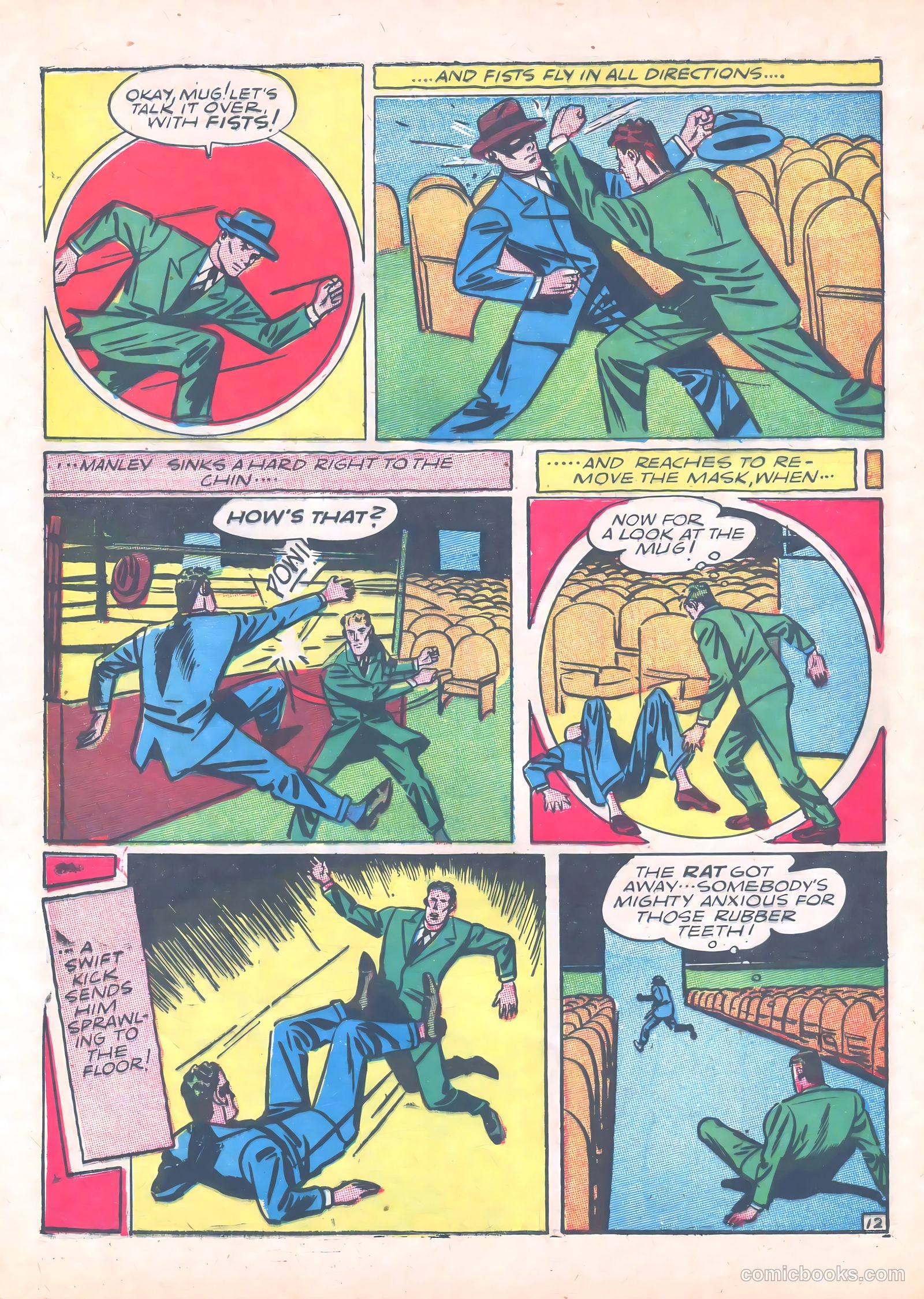 Green Hornet Comics #6 (1941) — page 13 of 67