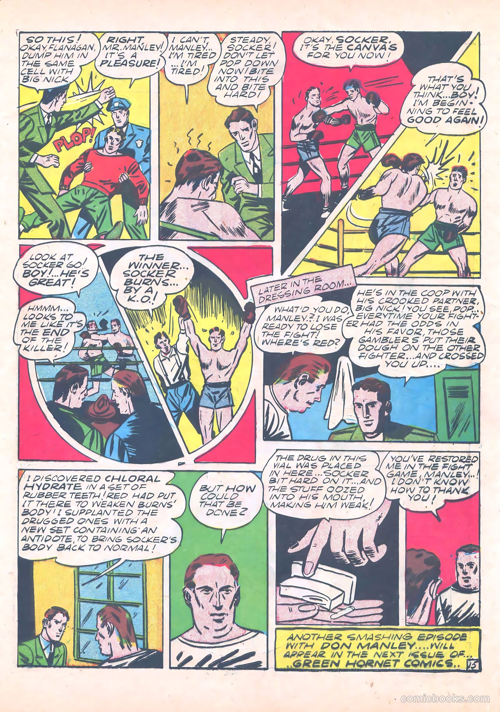 Green Hornet Comics #6 (1941) — page 16 of 67