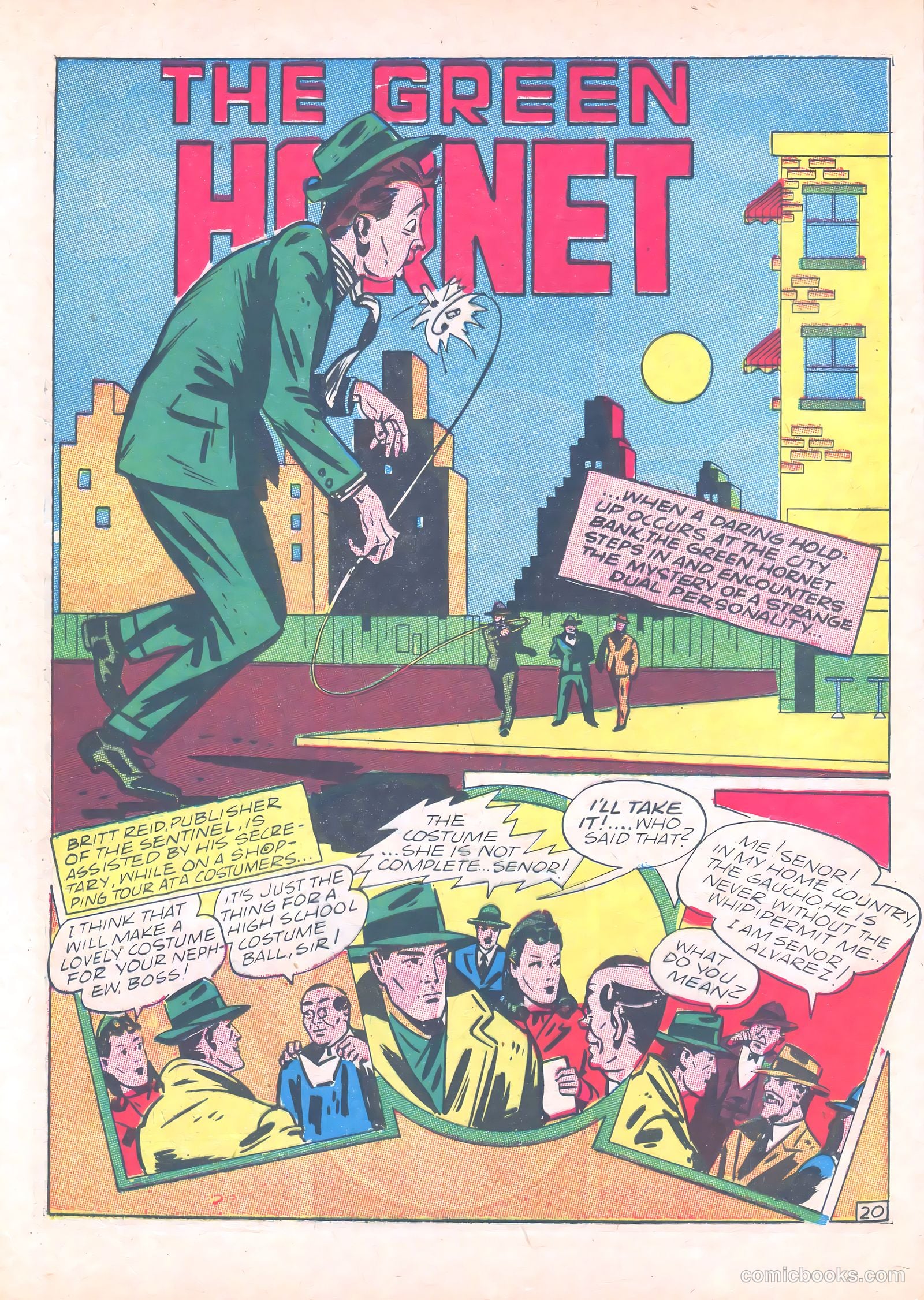 Green Hornet Comics #6 (1941) — page 21 of 67