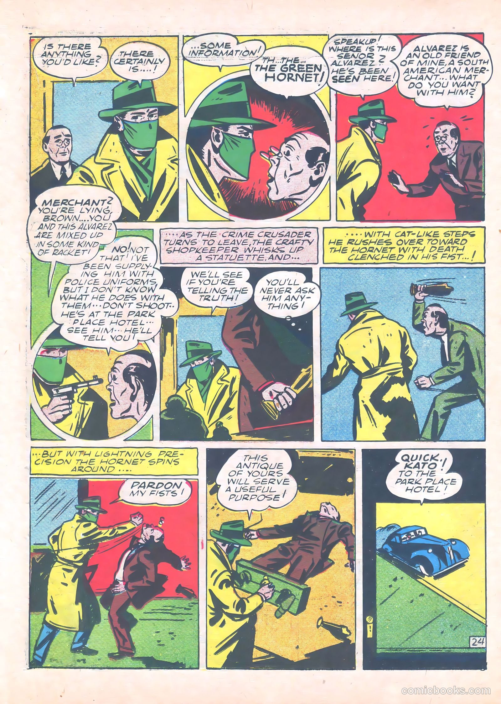 Green Hornet Comics #6 (1941) — page 25 of 67