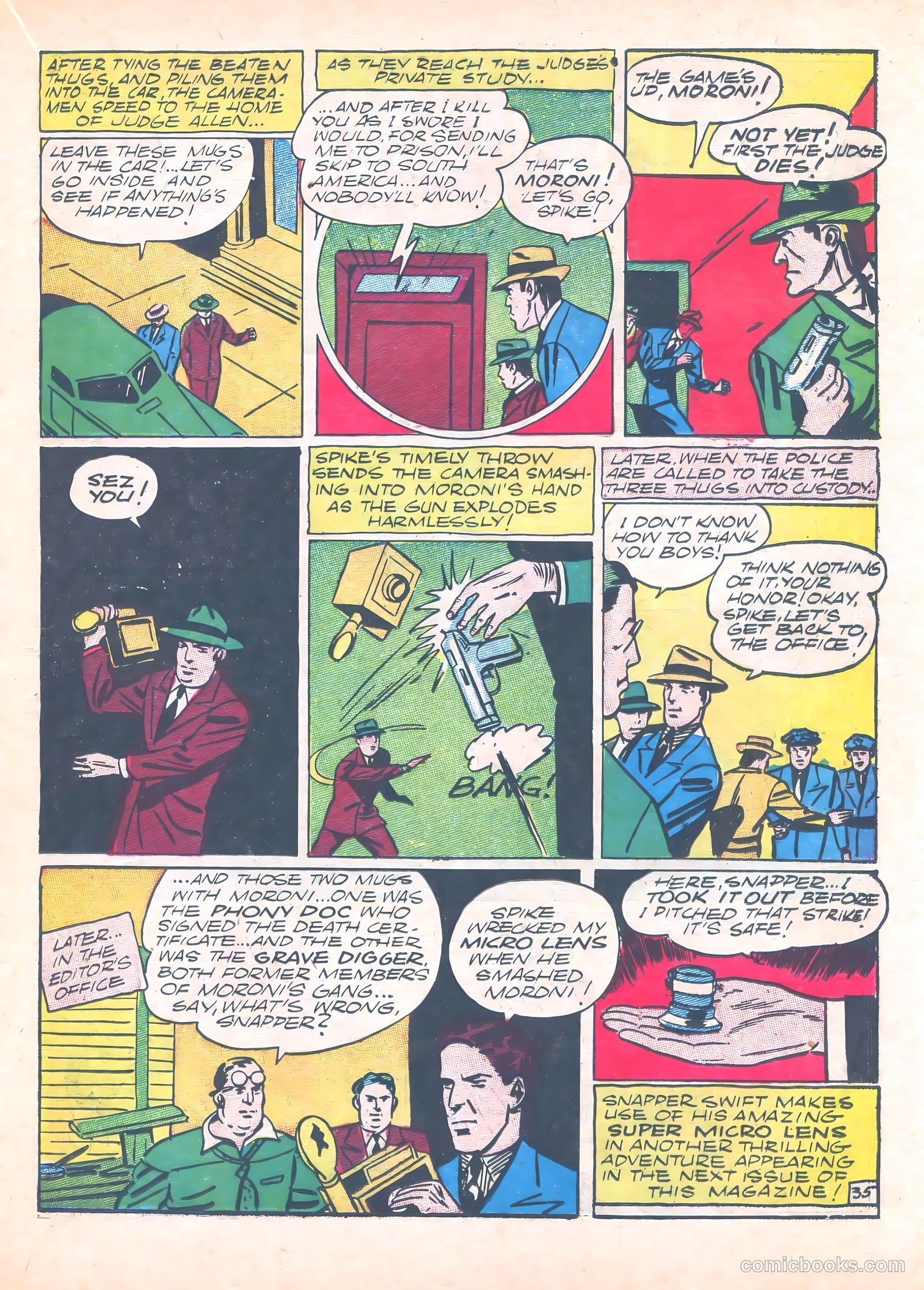 Green Hornet Comics #6 (1941) — page 36 of 67