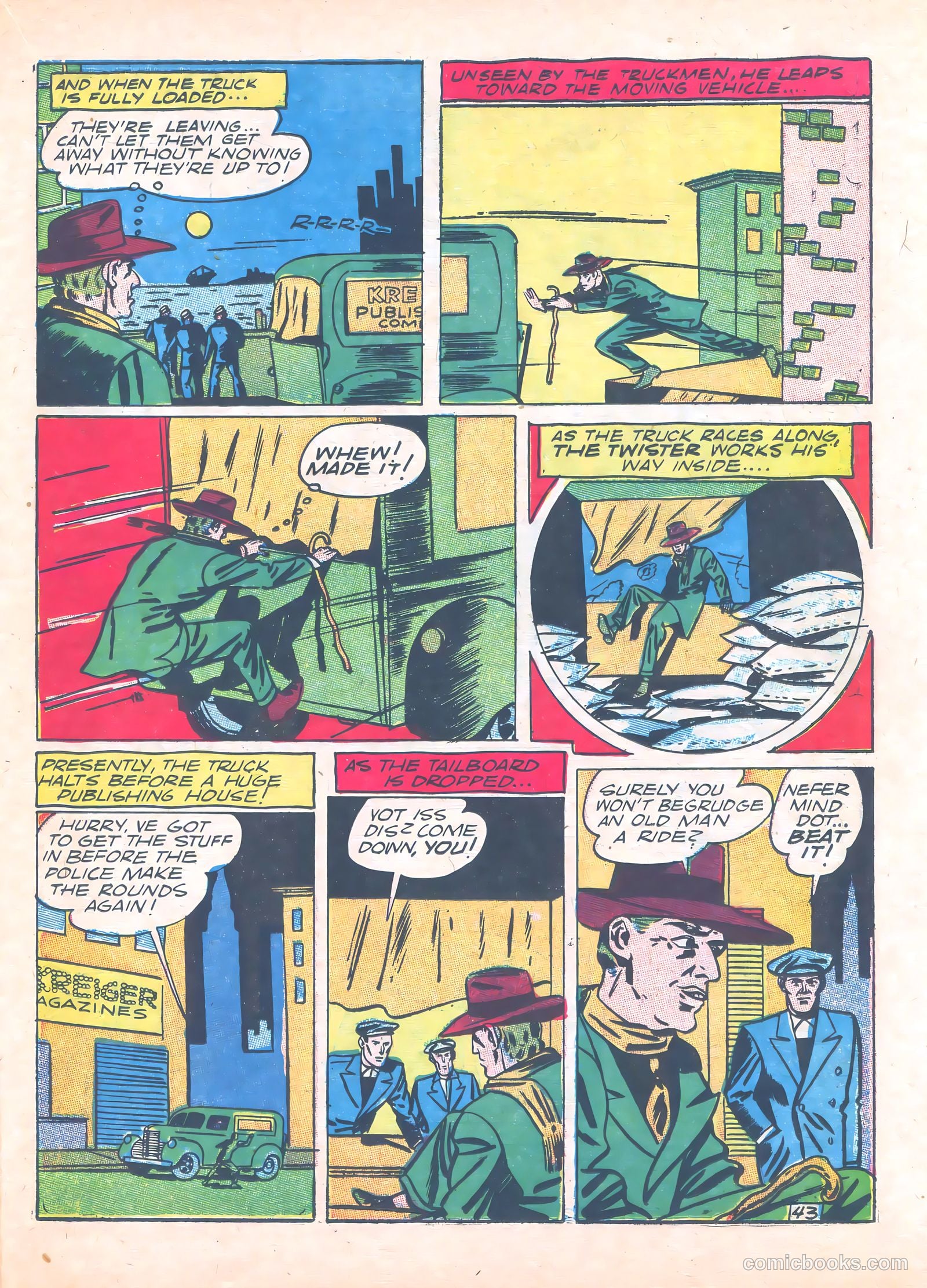 Green Hornet Comics #6 (1941) — page 44 of 67