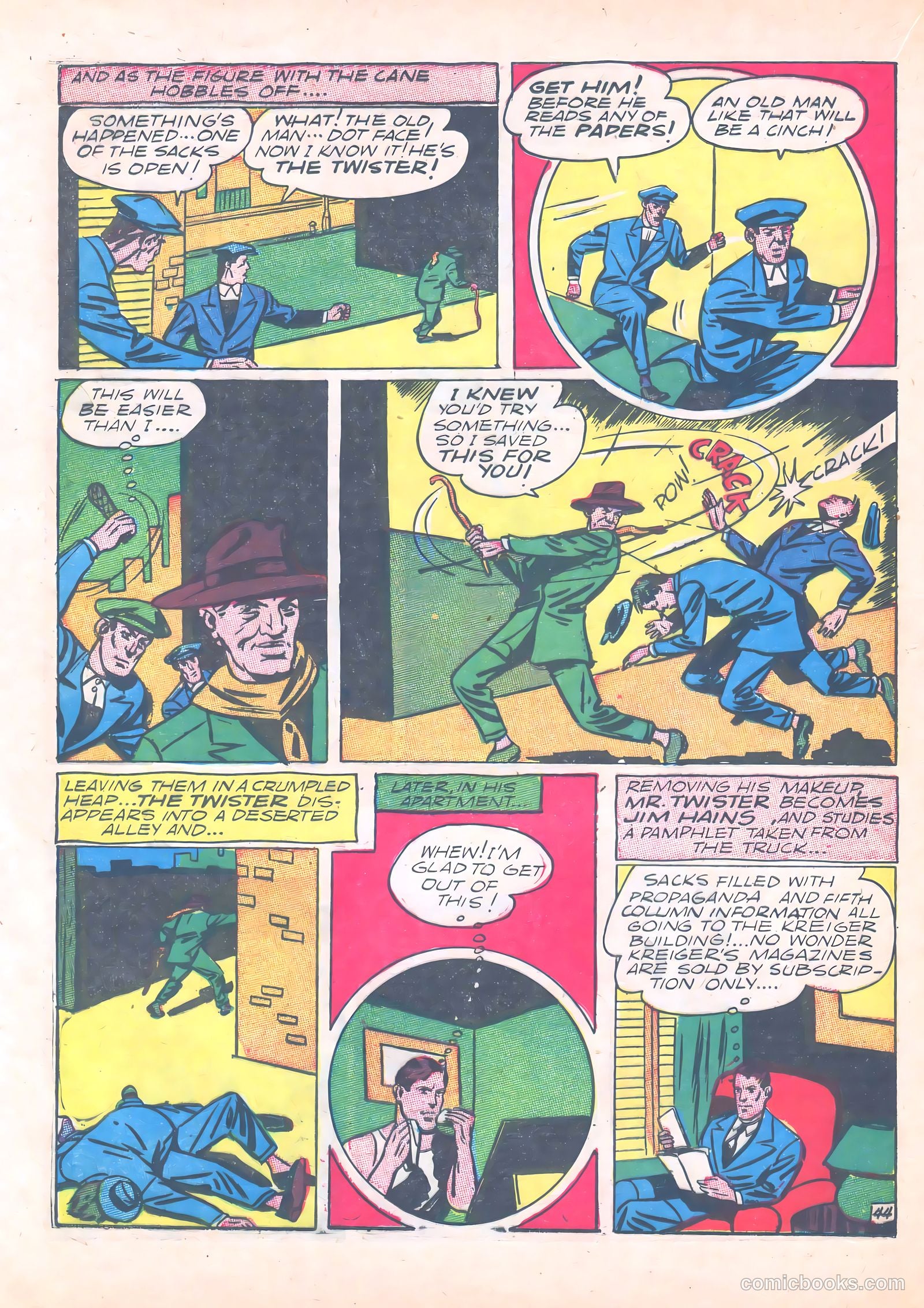 Green Hornet Comics #6 (1941) — page 45 of 67