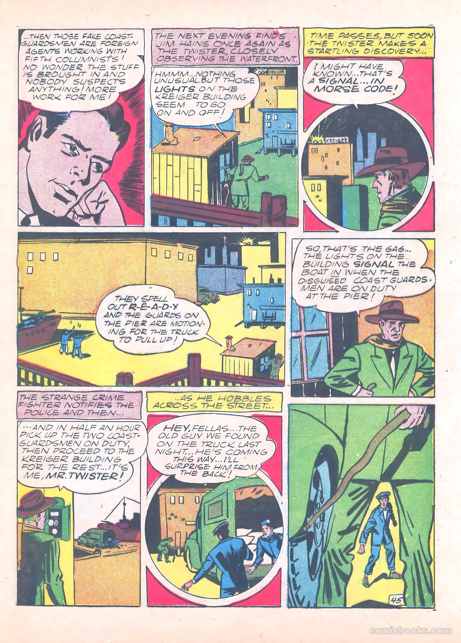 Green Hornet Comics #6 (1941) — page 46 of 67